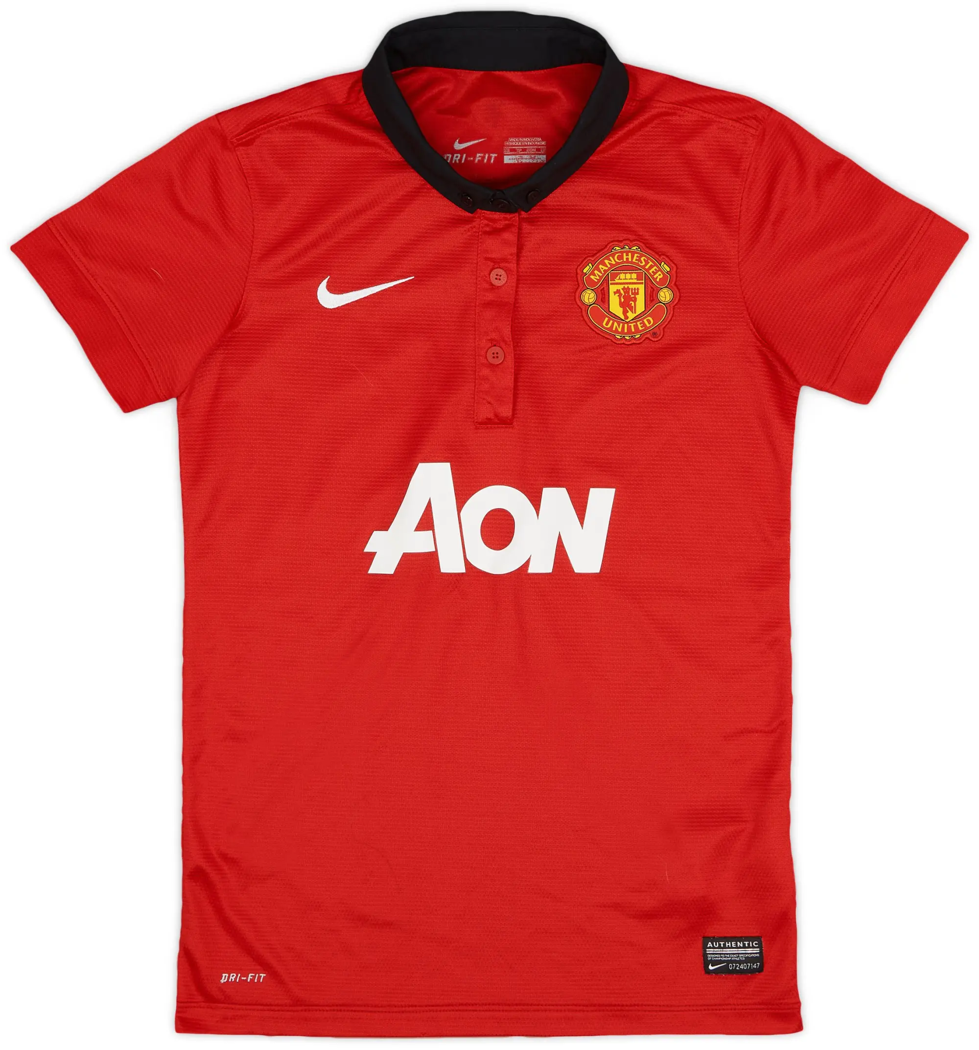 Nike 2013-14 Manchester United Home Shirt - 8/10 - (XS Women's)