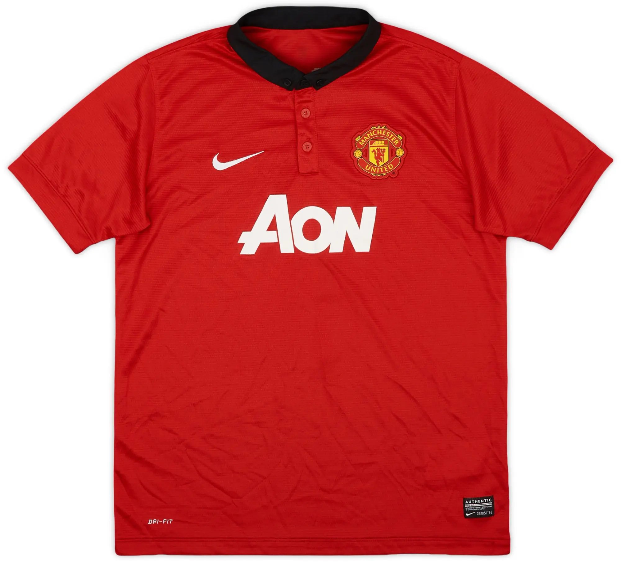 Nike 2013-14 Manchester United Home Shirt - 9/10 - (XL.Boys)