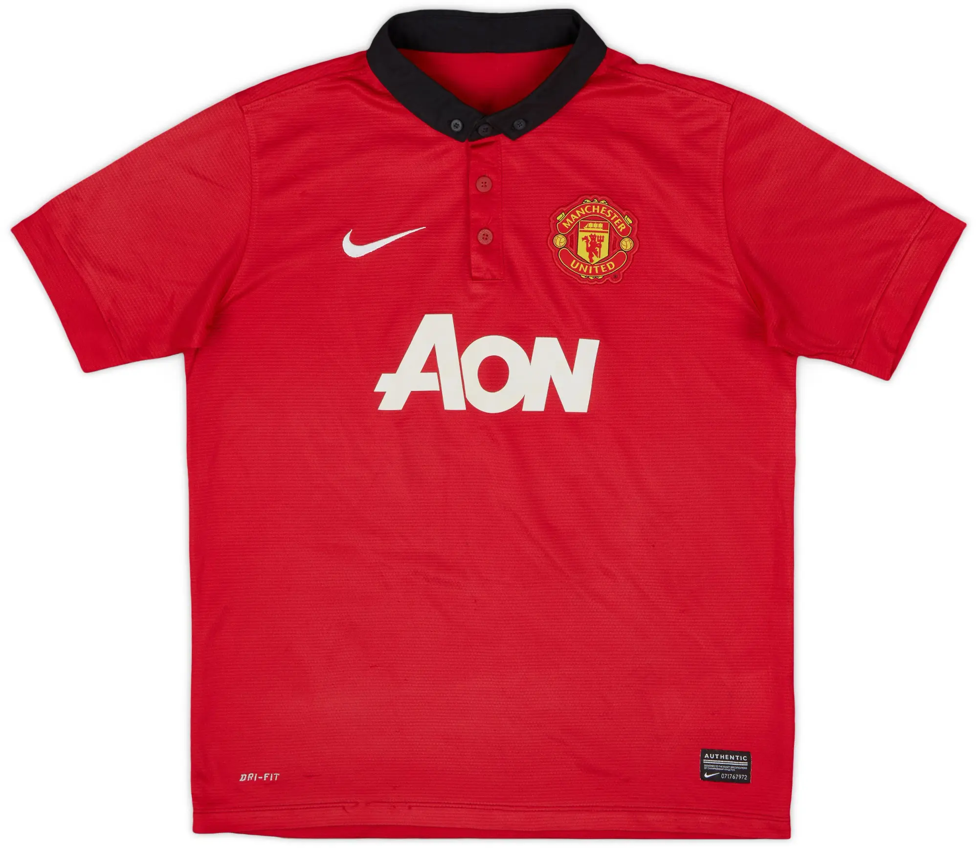 Nike 2013-14 Manchester United Home Shirt - 5/10 - (L.Boys)