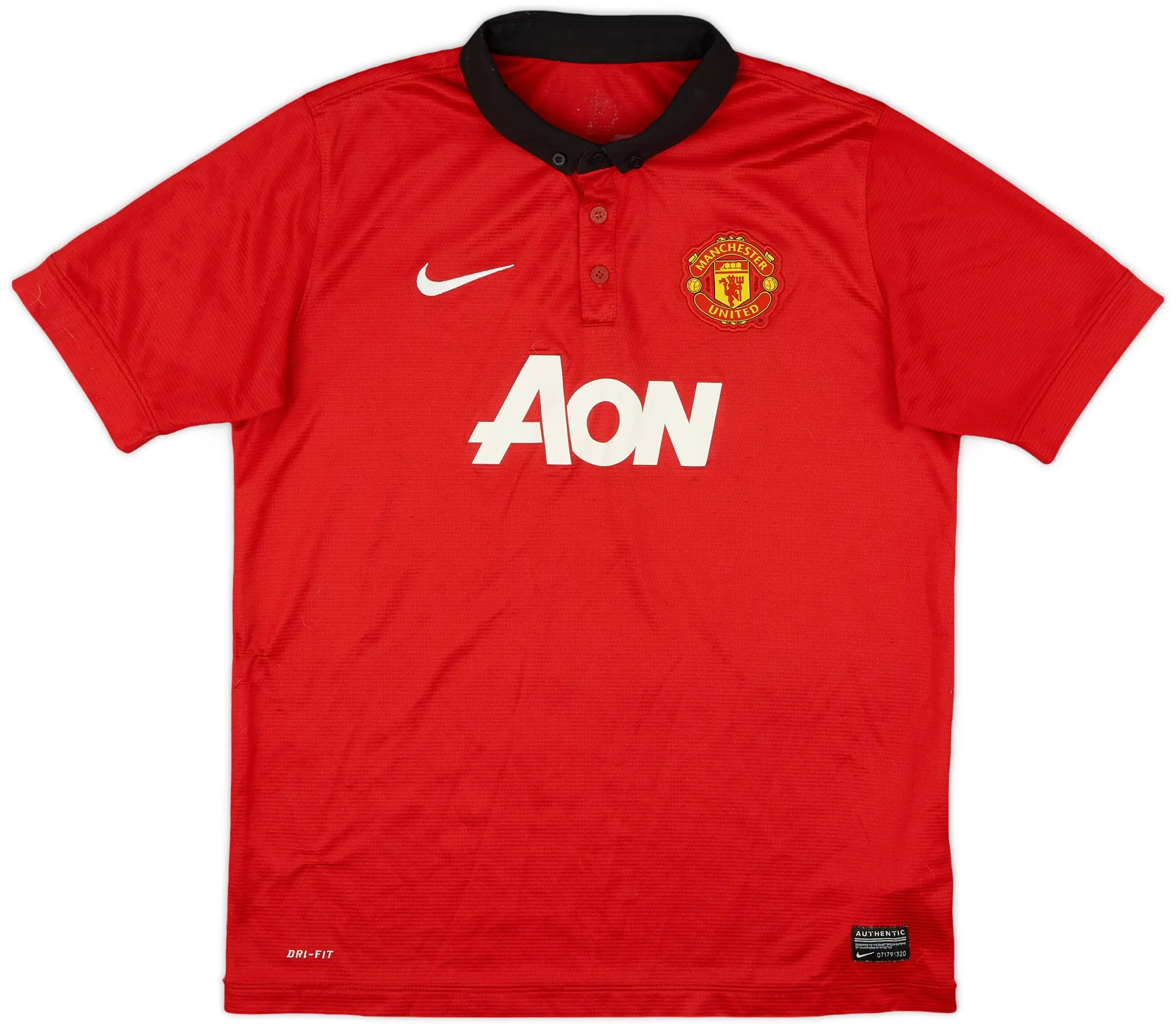 Nike 2013-14 Manchester United Home Shirt - 7/10 - (XL.Boys)