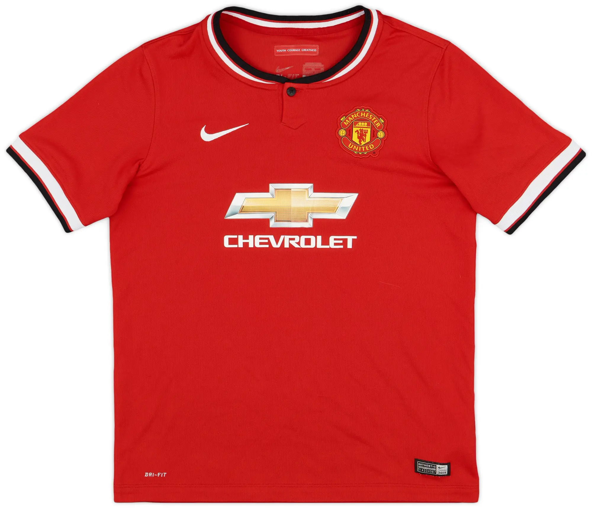 Nike 2014-15 Manchester United Home Shirt - 8/10 - (XL.Boys)
