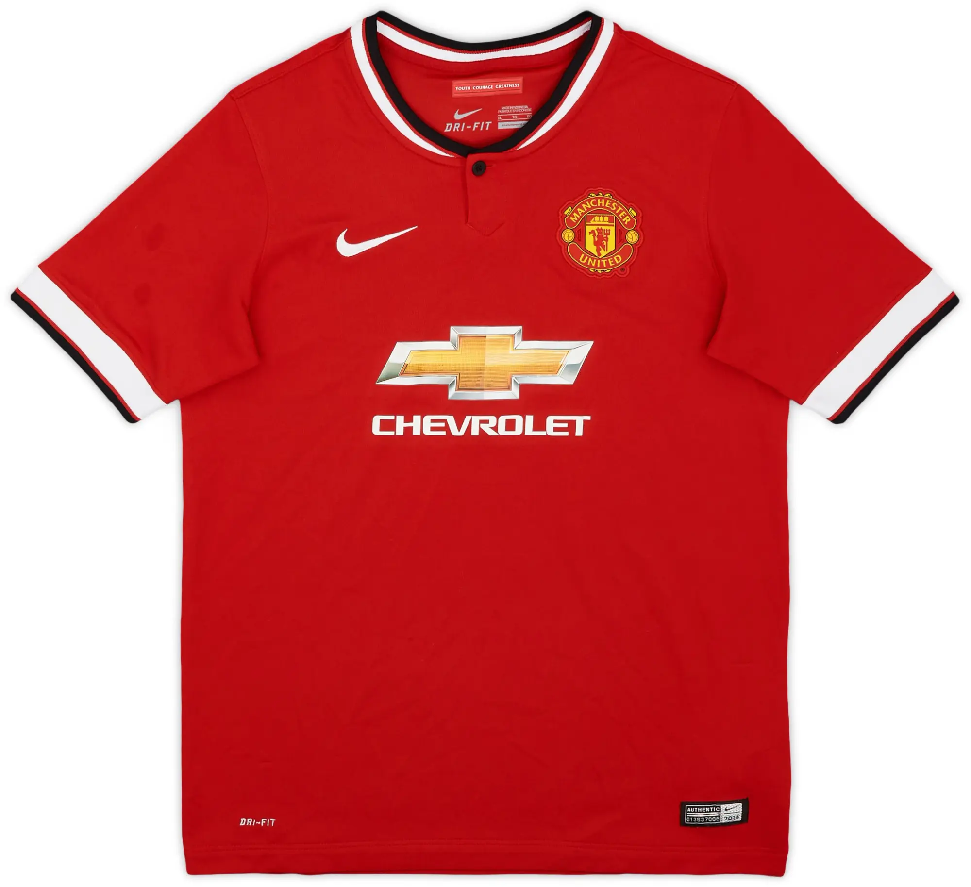 Nike 2014-15 Manchester United Home Shirt - 8/10 - (XL.Boys)