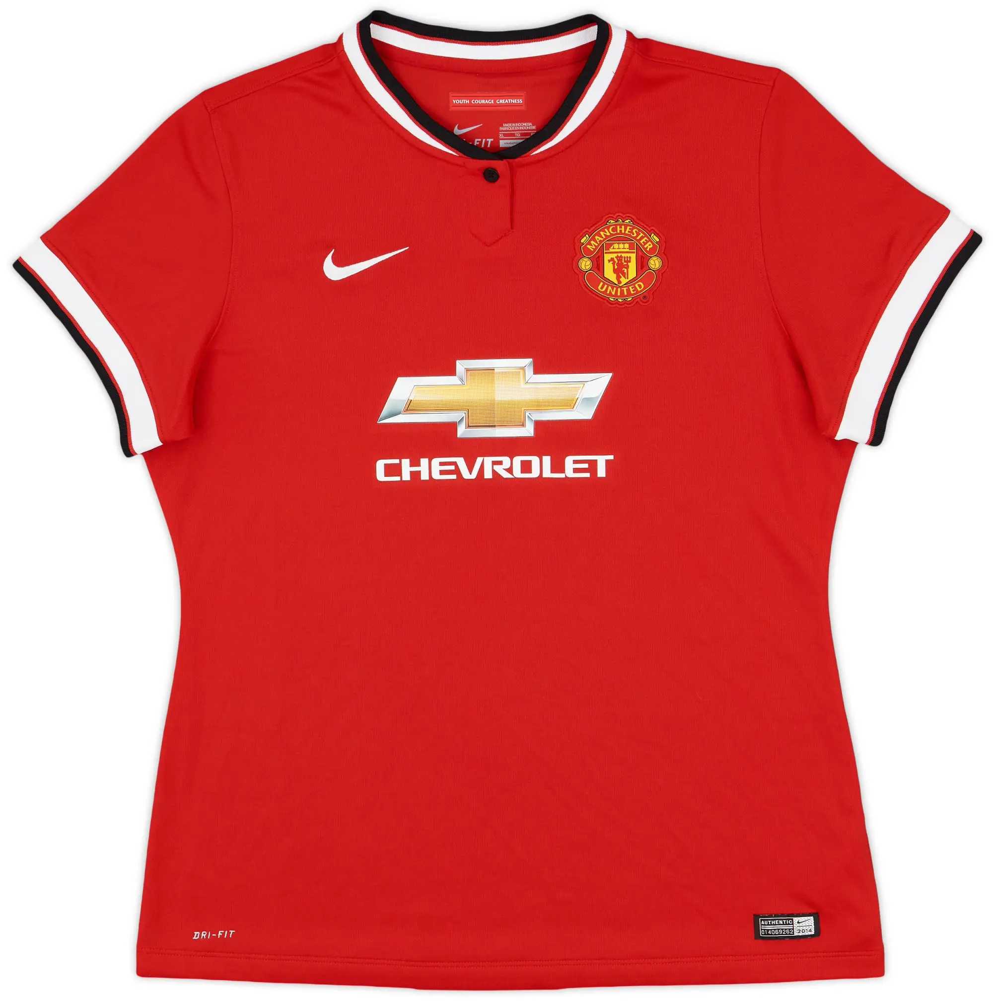 Nike 2014-15 Manchester United Home Shirt - 8/10 - (Women's XL)