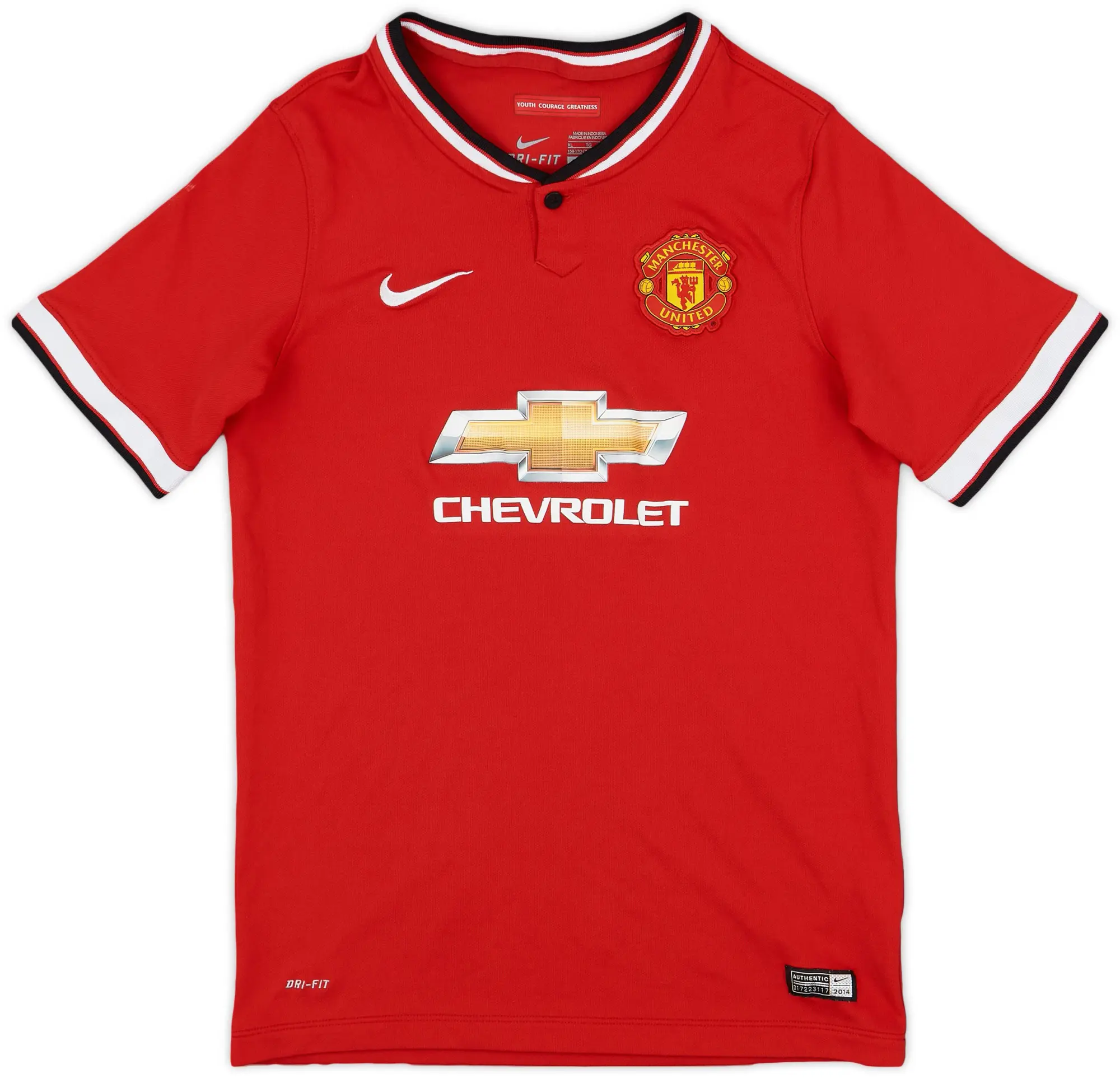 Nike 2014-15 Manchester United Home Shirt - 7/10 - (L.Boys)