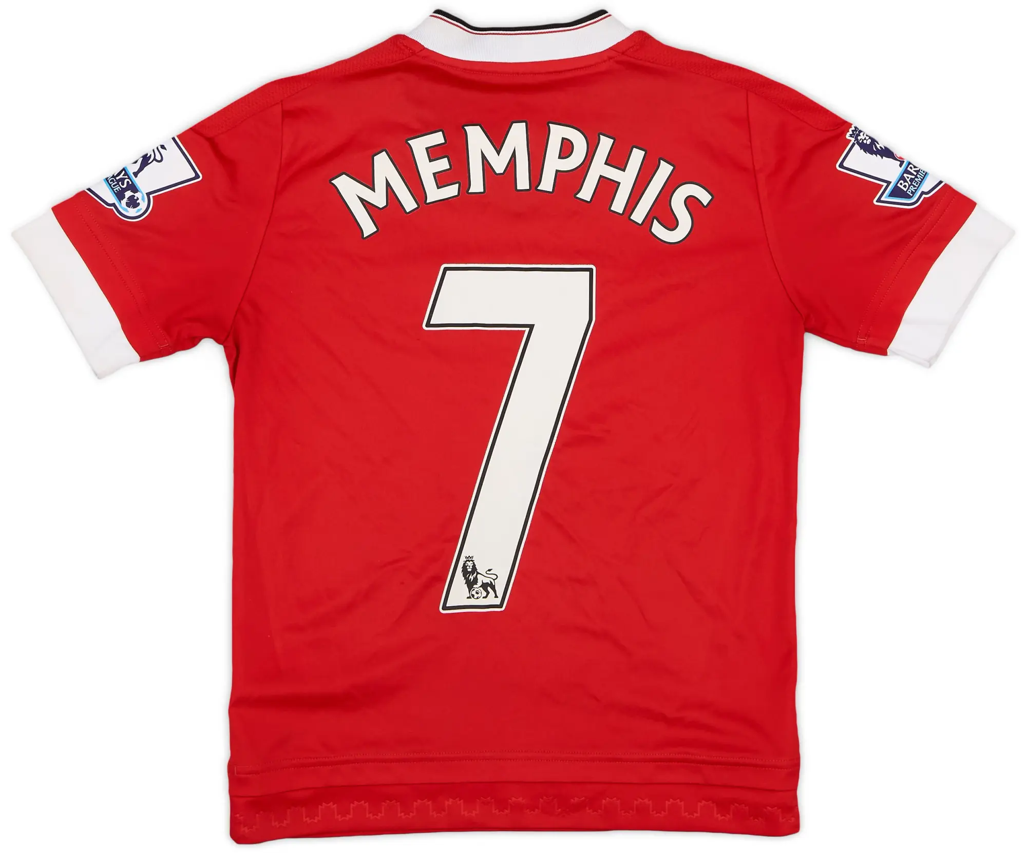 adidas 2015-16 Manchester United Home Shirt Memphis #7 - 8/10 - (S.Boys)