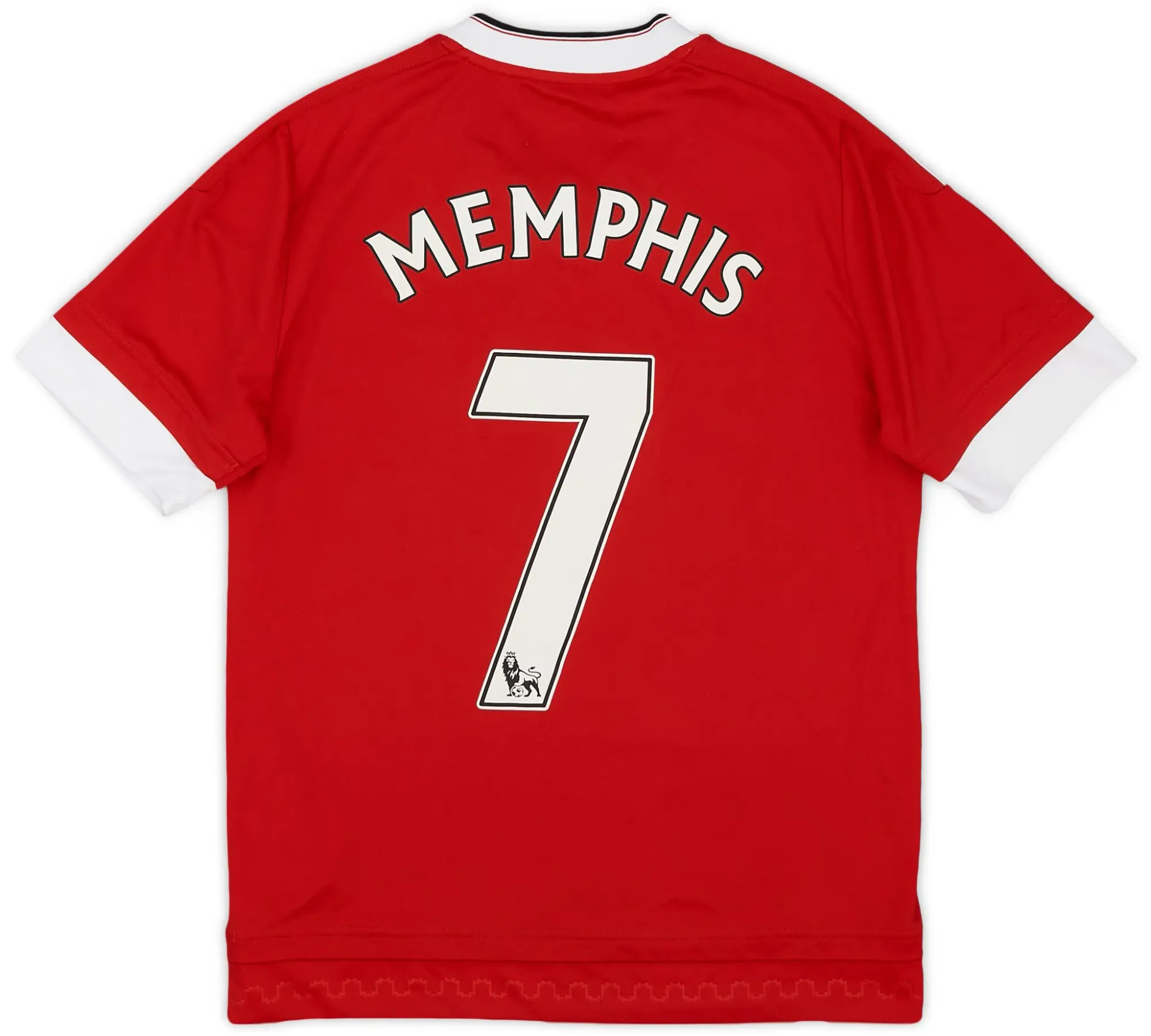 adidas 2015-16 Manchester United Home Shirt Memphis #7 - 8/10 - (L.Boys)