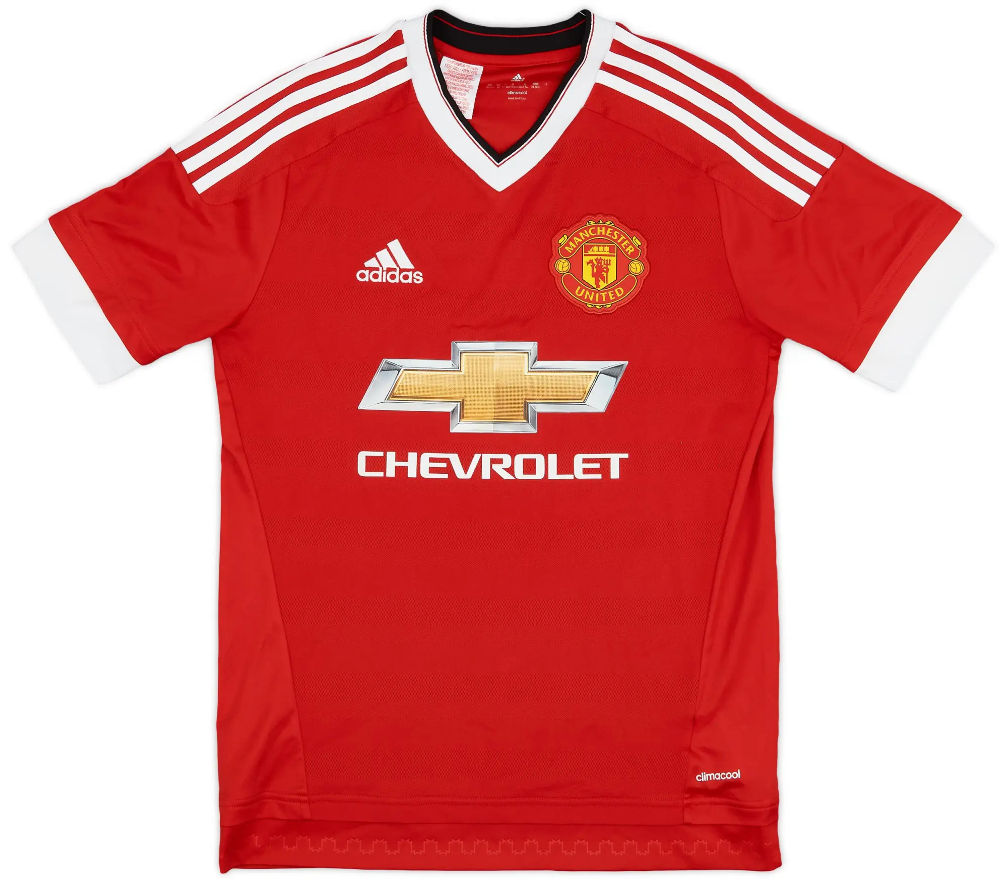 adidas 2015-16 Manchester United Home Shirt - 9/10 - (XL.Boys)