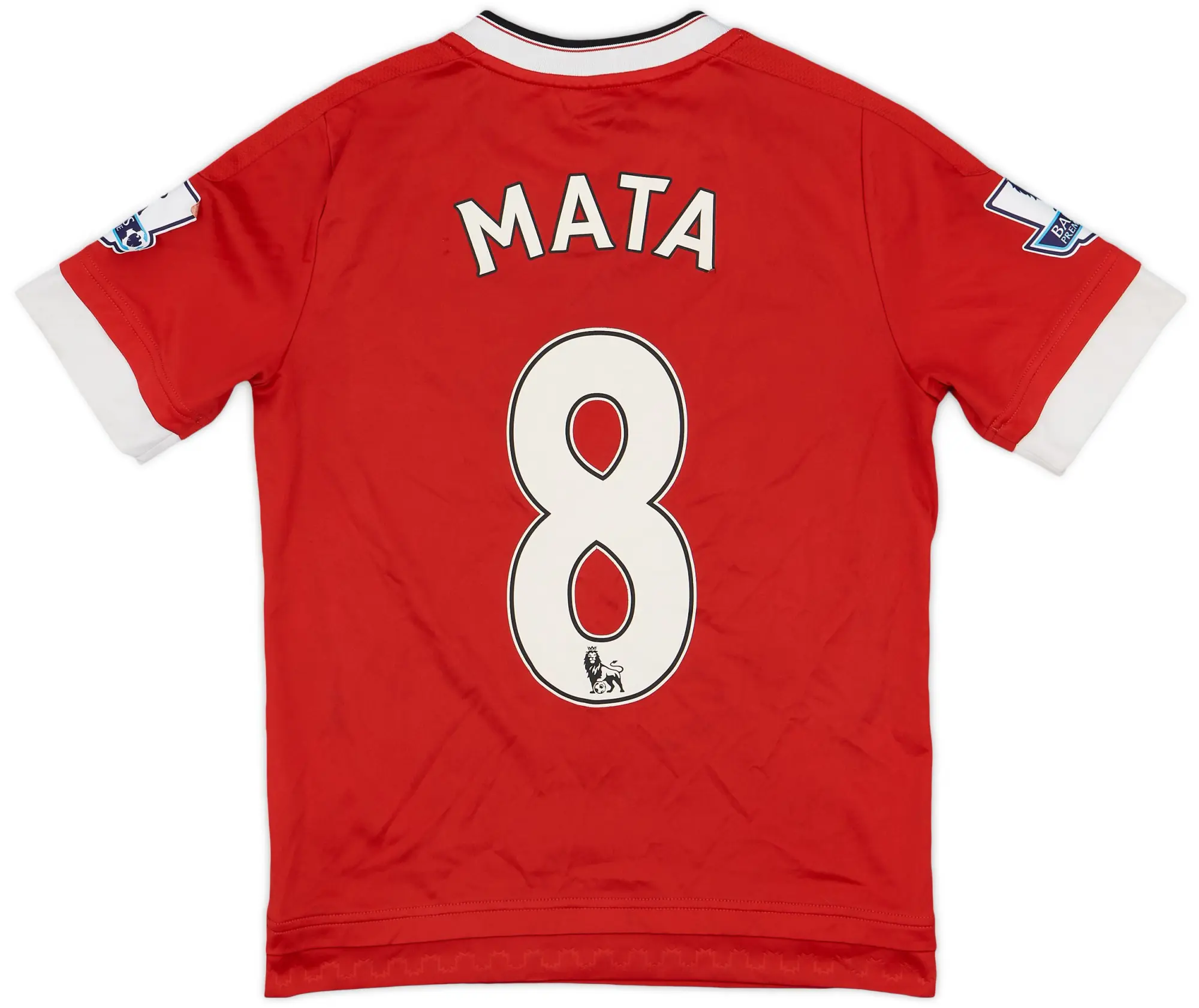 adidas 2015-16 Manchester United Home Shirt Mata #8 - 6/10 - (M.Boys)