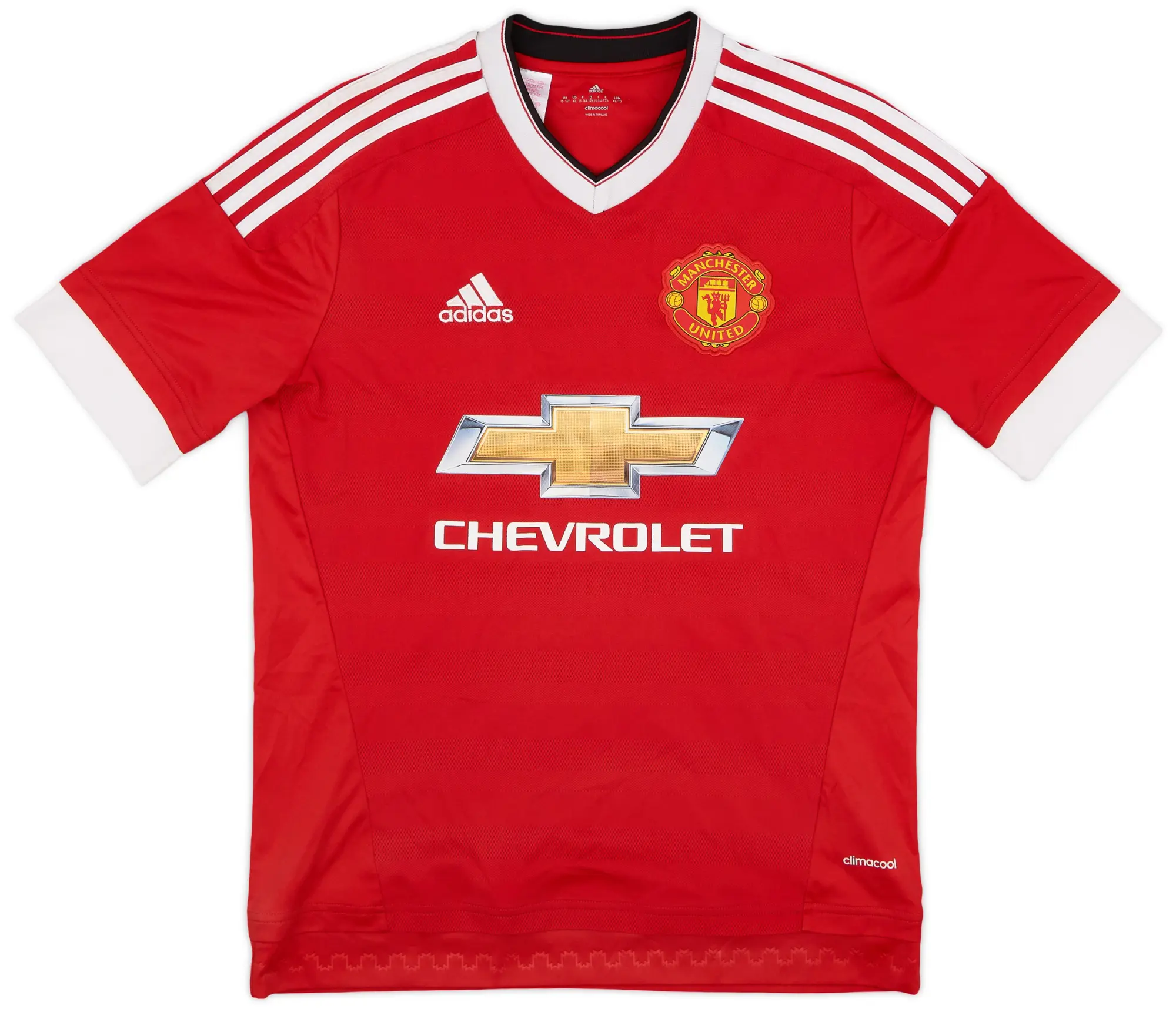 adidas 2015-16 Manchester United Home Shirt - 8/10 - (XL.Boys)