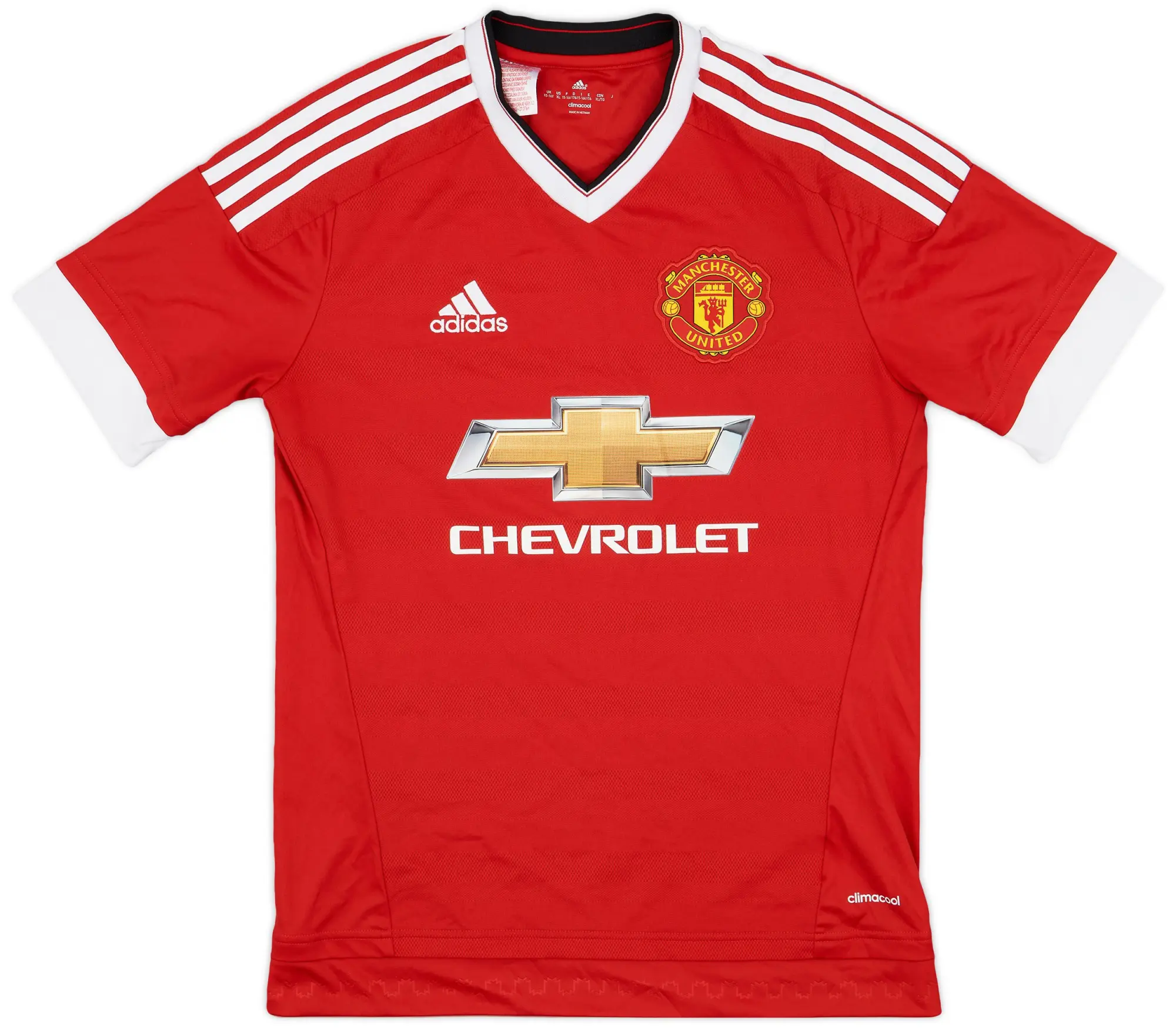 adidas 2015-16 Manchester United Home Shirt - 8/10 - (XL.Boys)