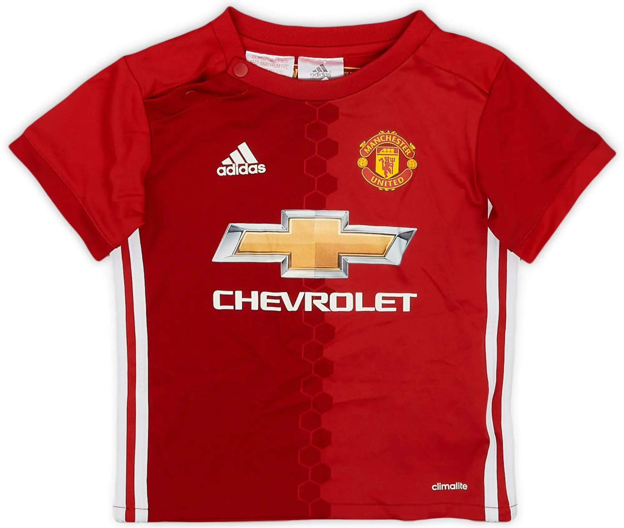 adidas 2016-17 Manchester United Home Shirt - 8/10 - (12-18 Months)