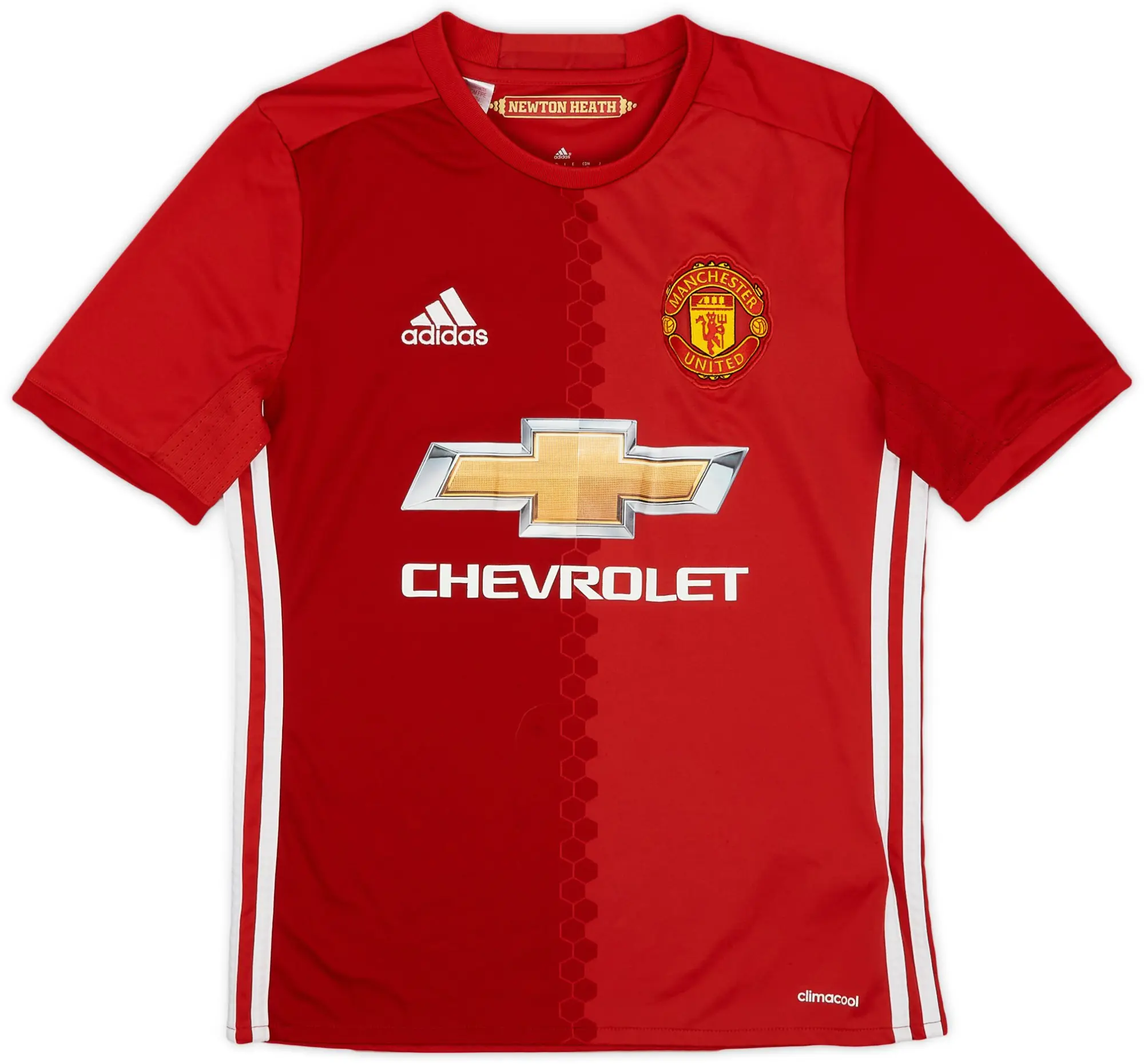 adidas 2016-17 Manchester United Home Shirt - 8/10 - (L.Boys)