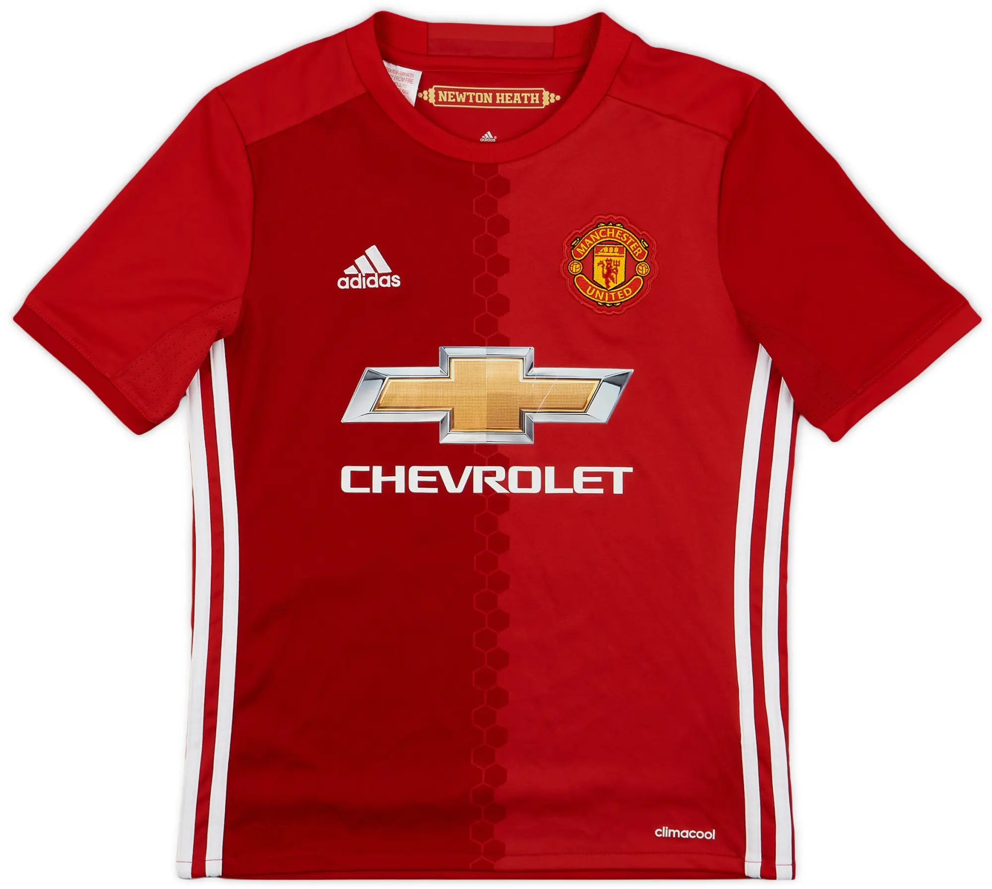 adidas 2016-17 Manchester United Home Shirt - 8/10 - (M.Boys)