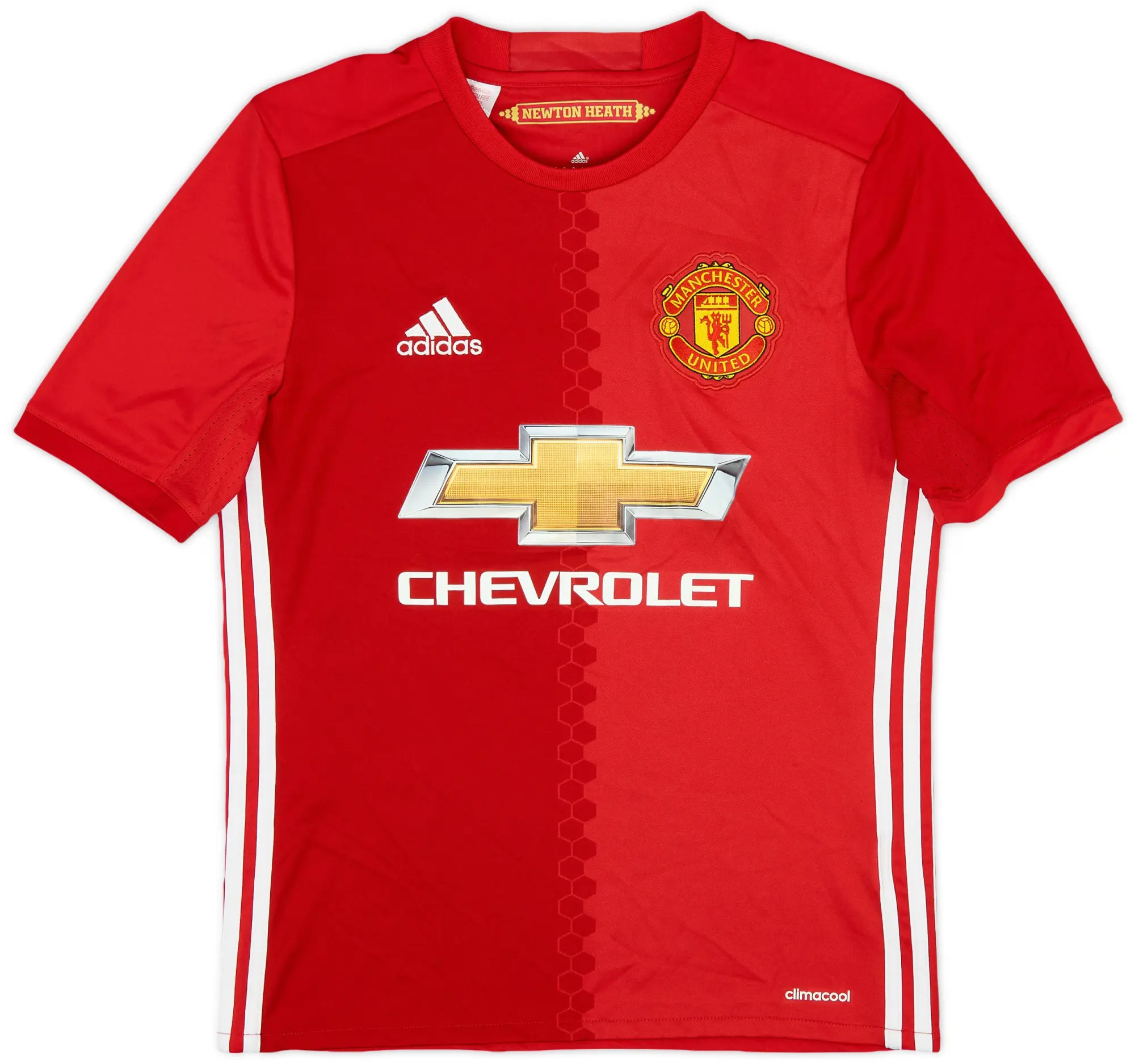 adidas 2016-17 Manchester United Home Shirt - 9/10 - (L.Boys)