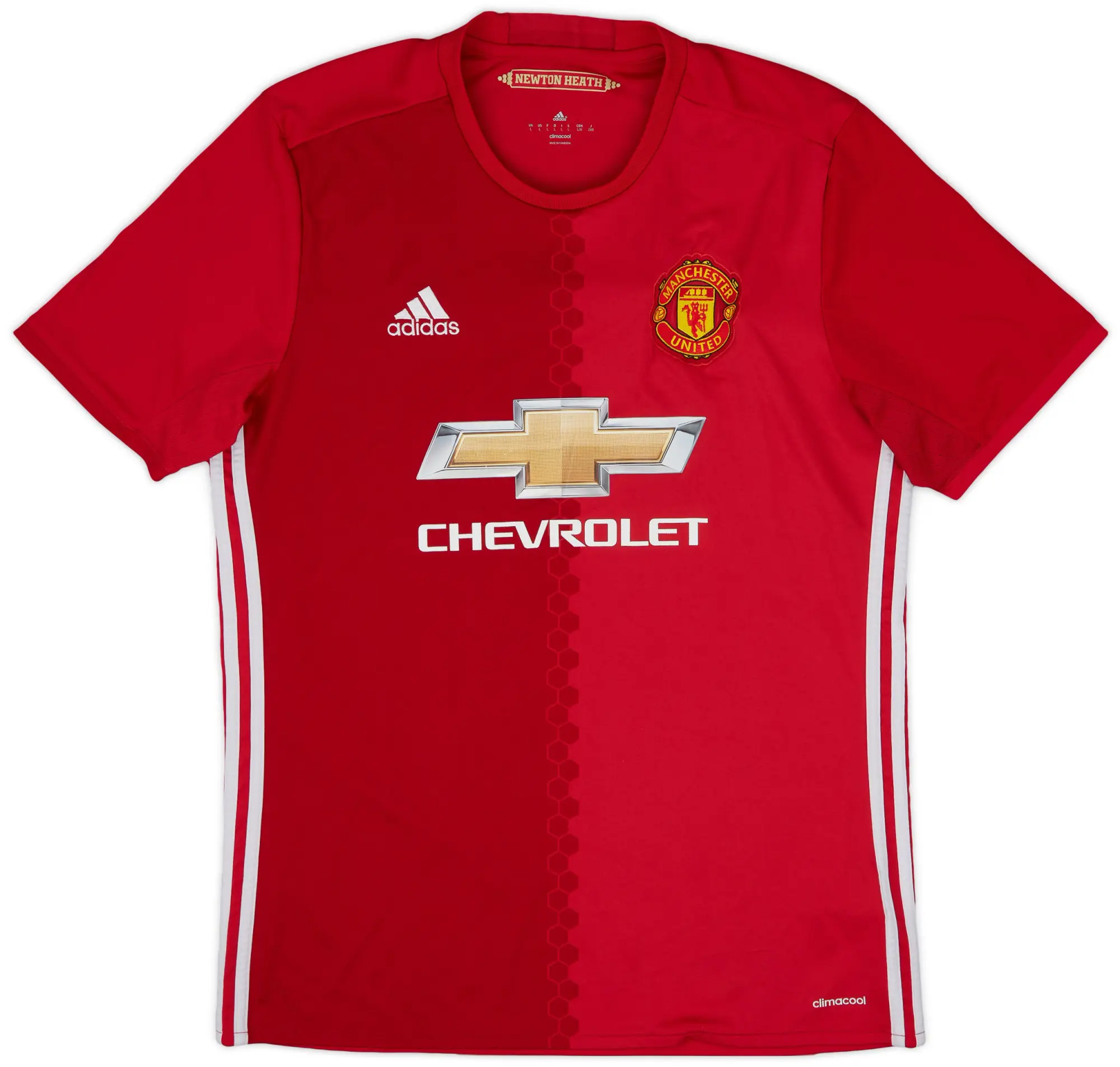 adidas 2016-17 Manchester United Home Shirt - 5/10 - (L)