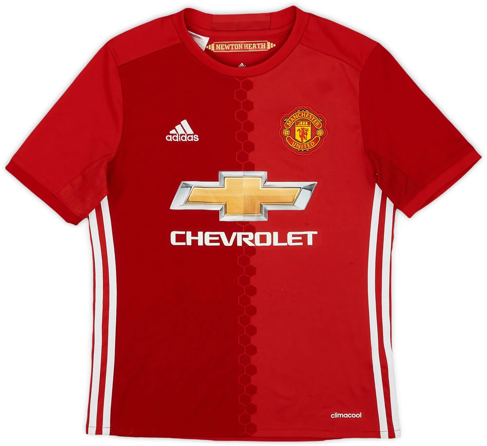 adidas 2016-17 Manchester United Home Shirt - 7/10 - (M.Boys)