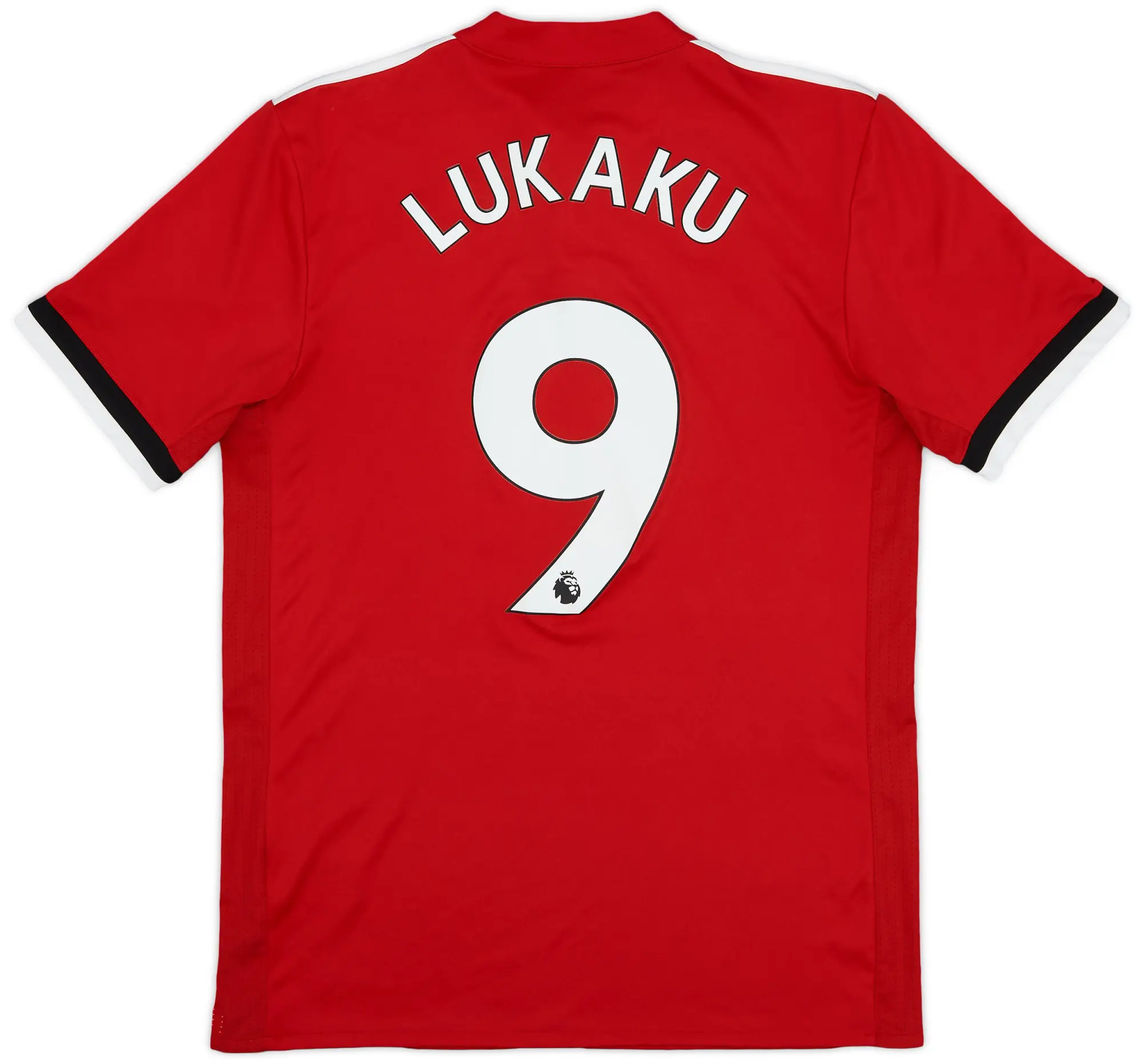 adidas 2017-18 Manchester United Home Shirt Lukaku #9 - 7/10 - (M)