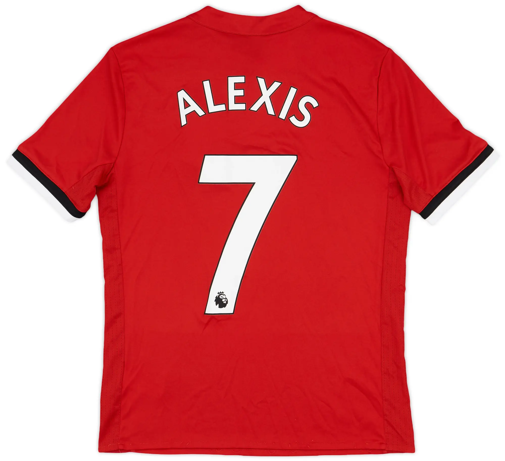 adidas 2017-18 Manchester United Home Shirt Alexis #7 - 6/10 - (L.Boys)