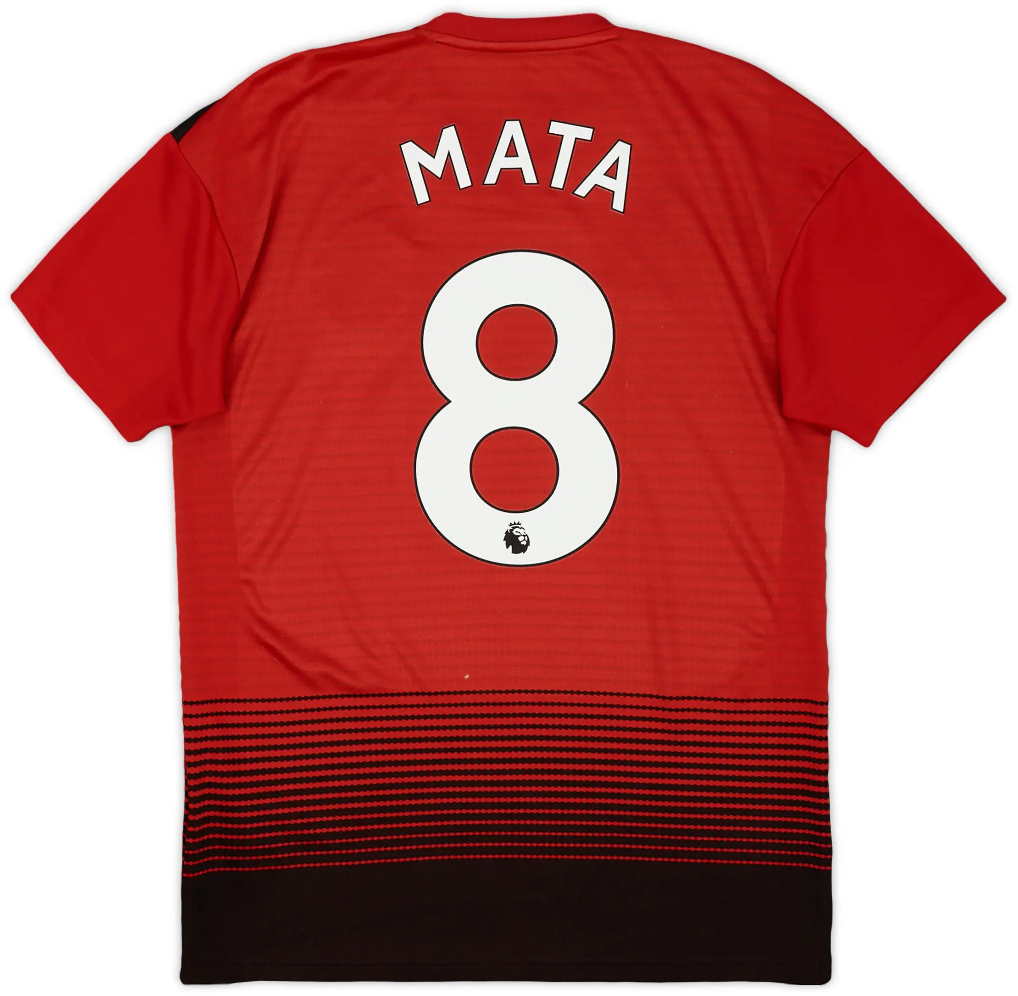 adidas 2018-19 Manchester United Home Shirt Mata #8 - 9/10 - (S)
