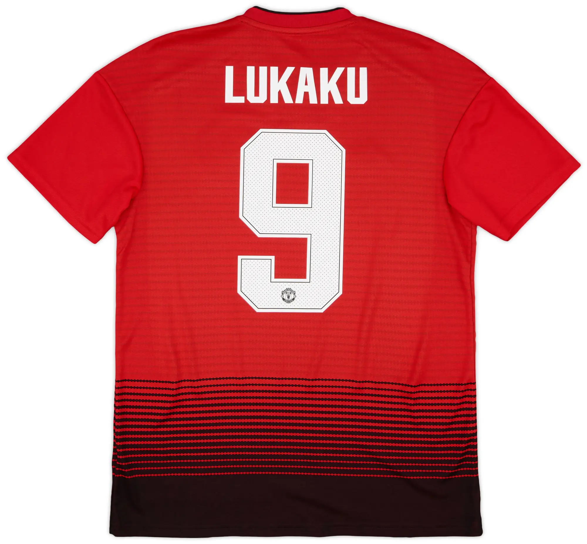 adidas 2018-19 Manchester United Home Shirt Lukaku #9 (M)