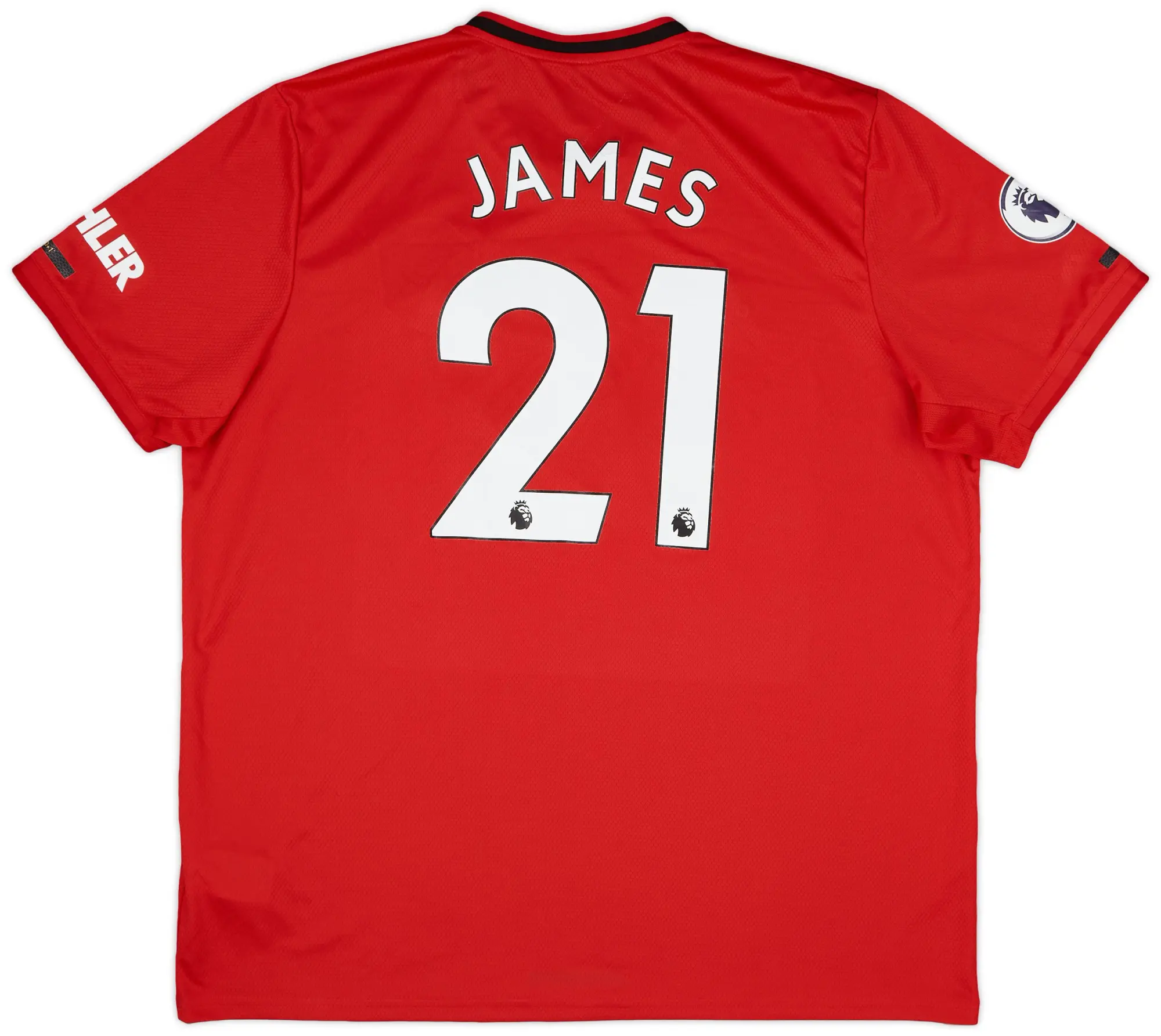adidas 2019-20 Manchester United Home Shirt James #21 - 6/10 - (XXL)