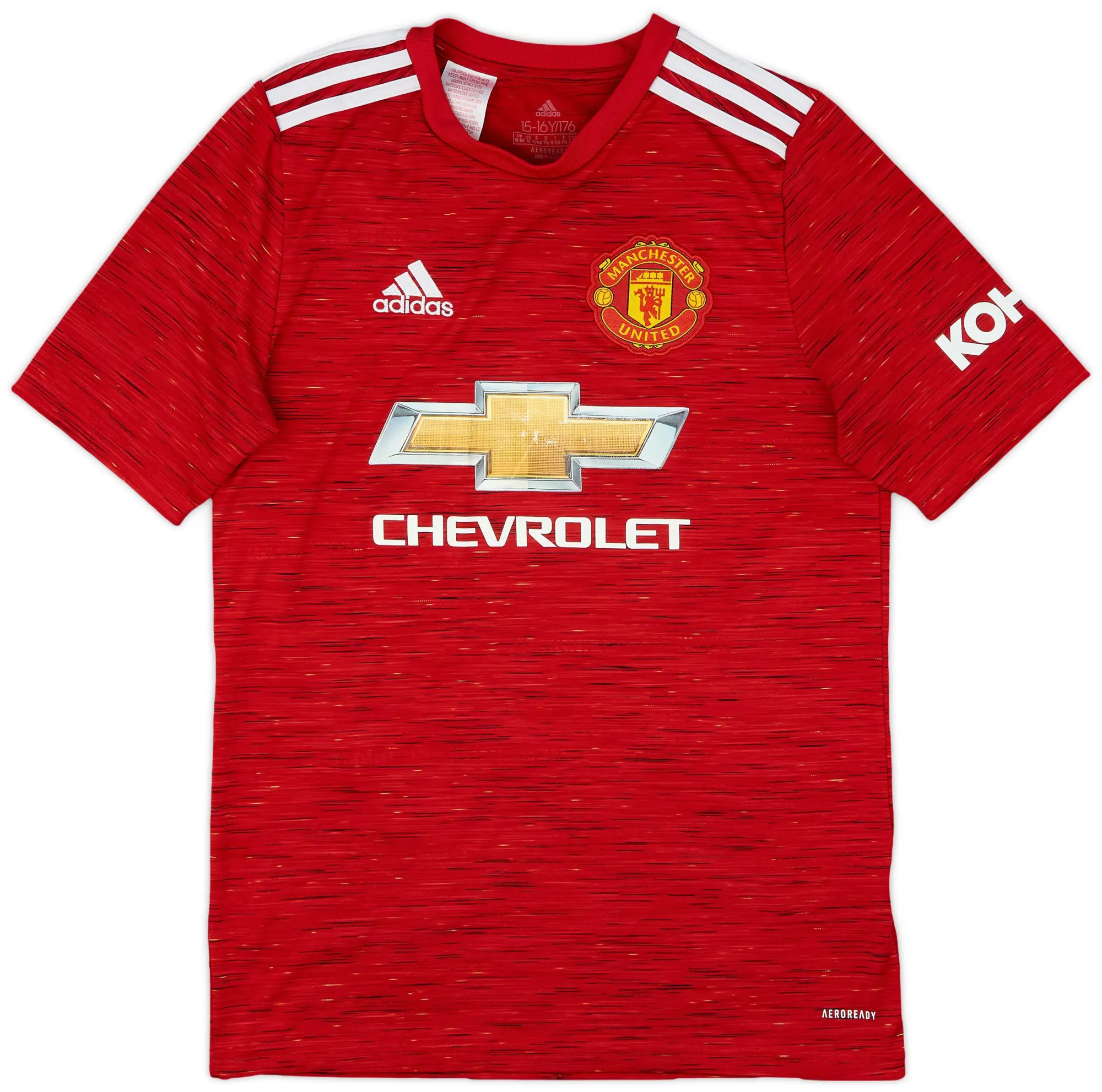 adidas 2020-21 Manchester United Home Shirt - 6/10 - (XL.Boys)