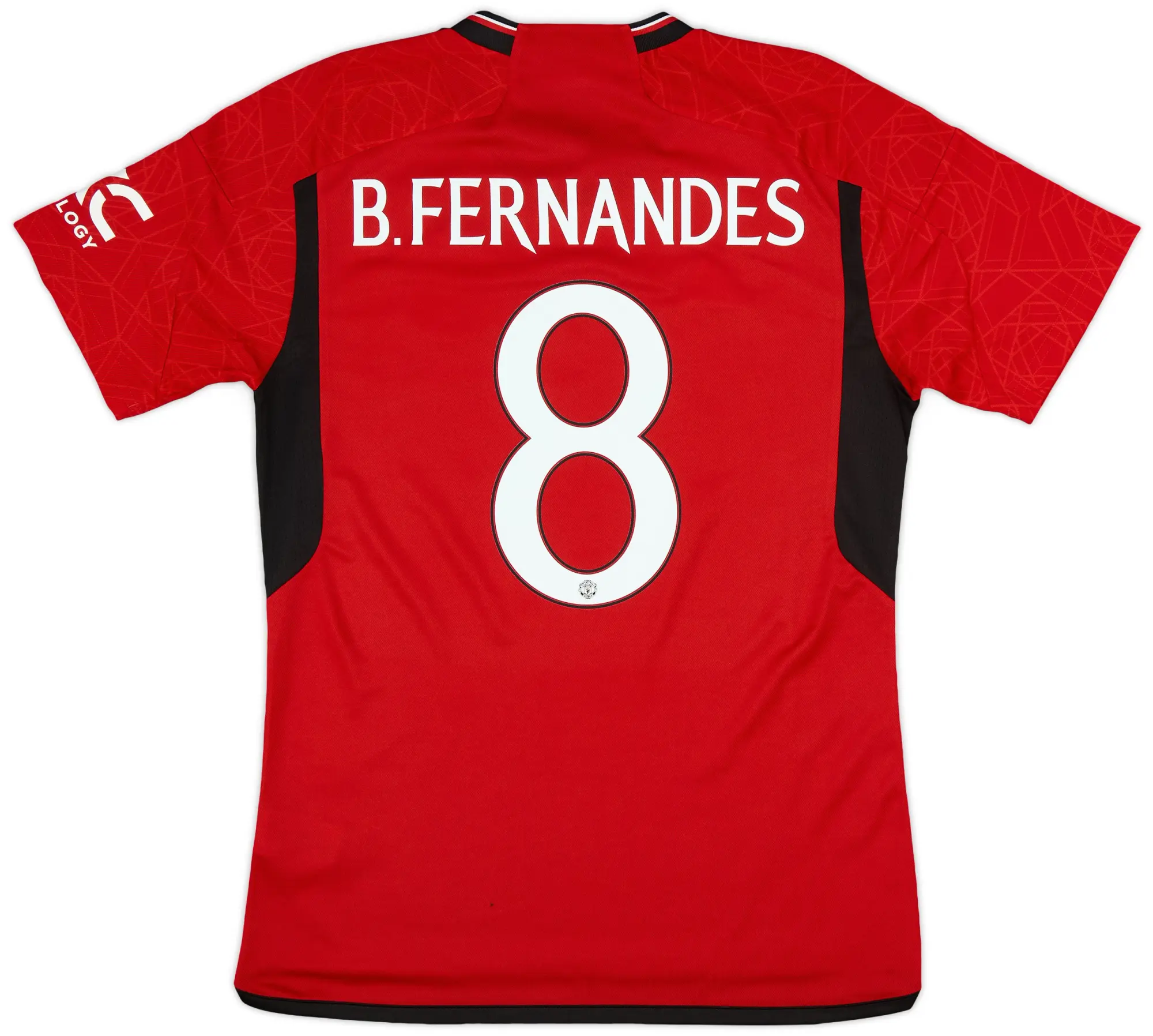 adidas 2023-24 Manchester United Home Shirt B.Fernandes #8 - 8/10 - (M)