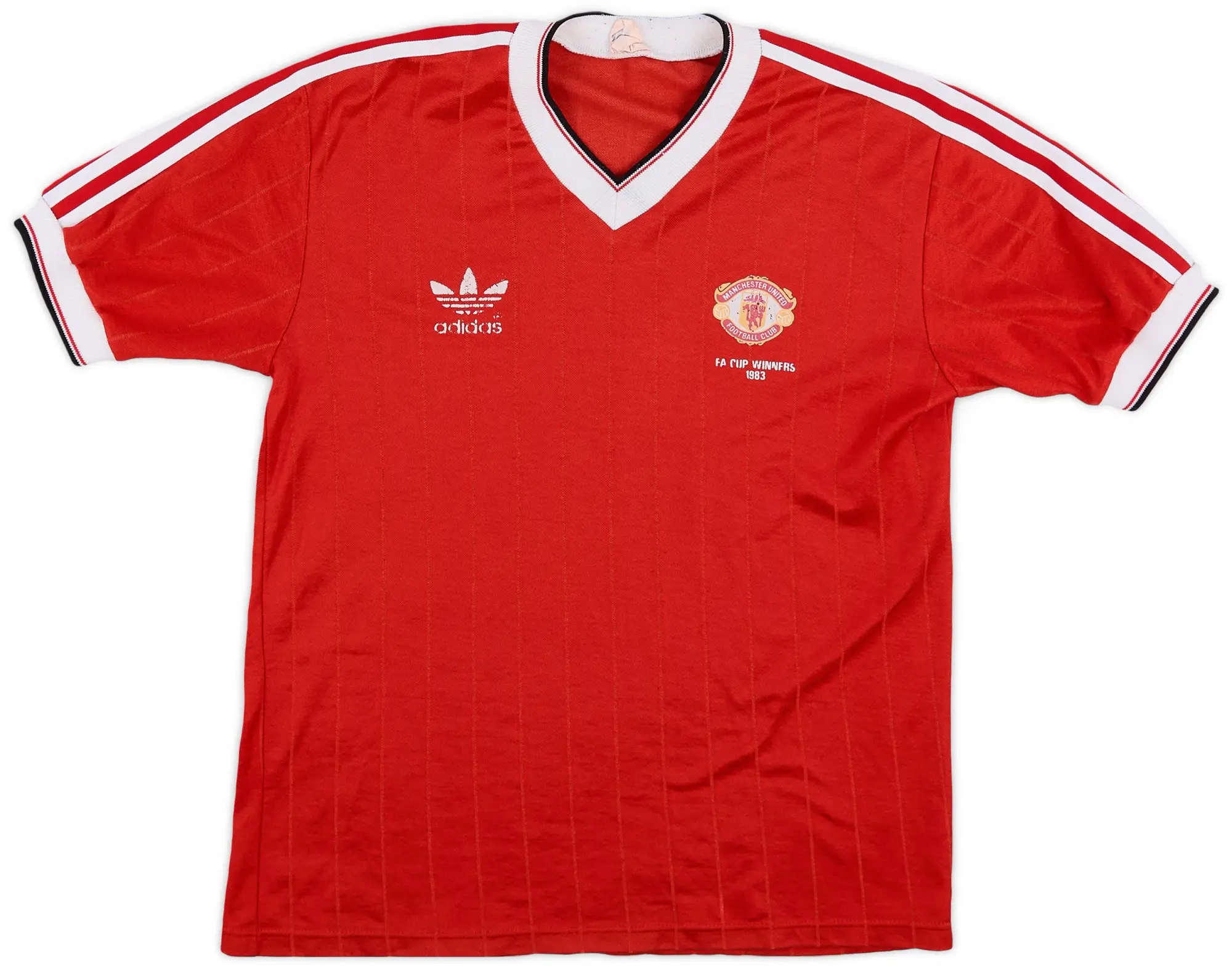 adidas 1982-84 Manchester United 'FA Cup Winners' Home Shirt - 5/10 - (L)