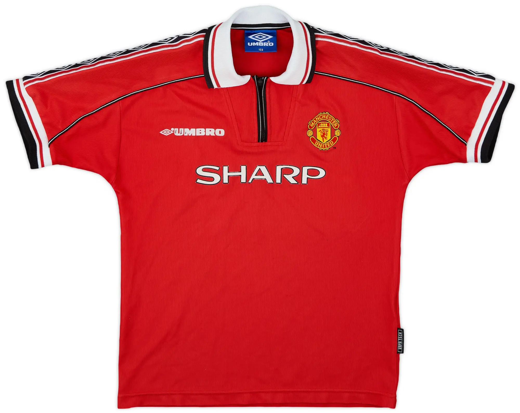 Umbro 1998-00 Manchester United Home Shirt - 7/10 - (L.Boys)