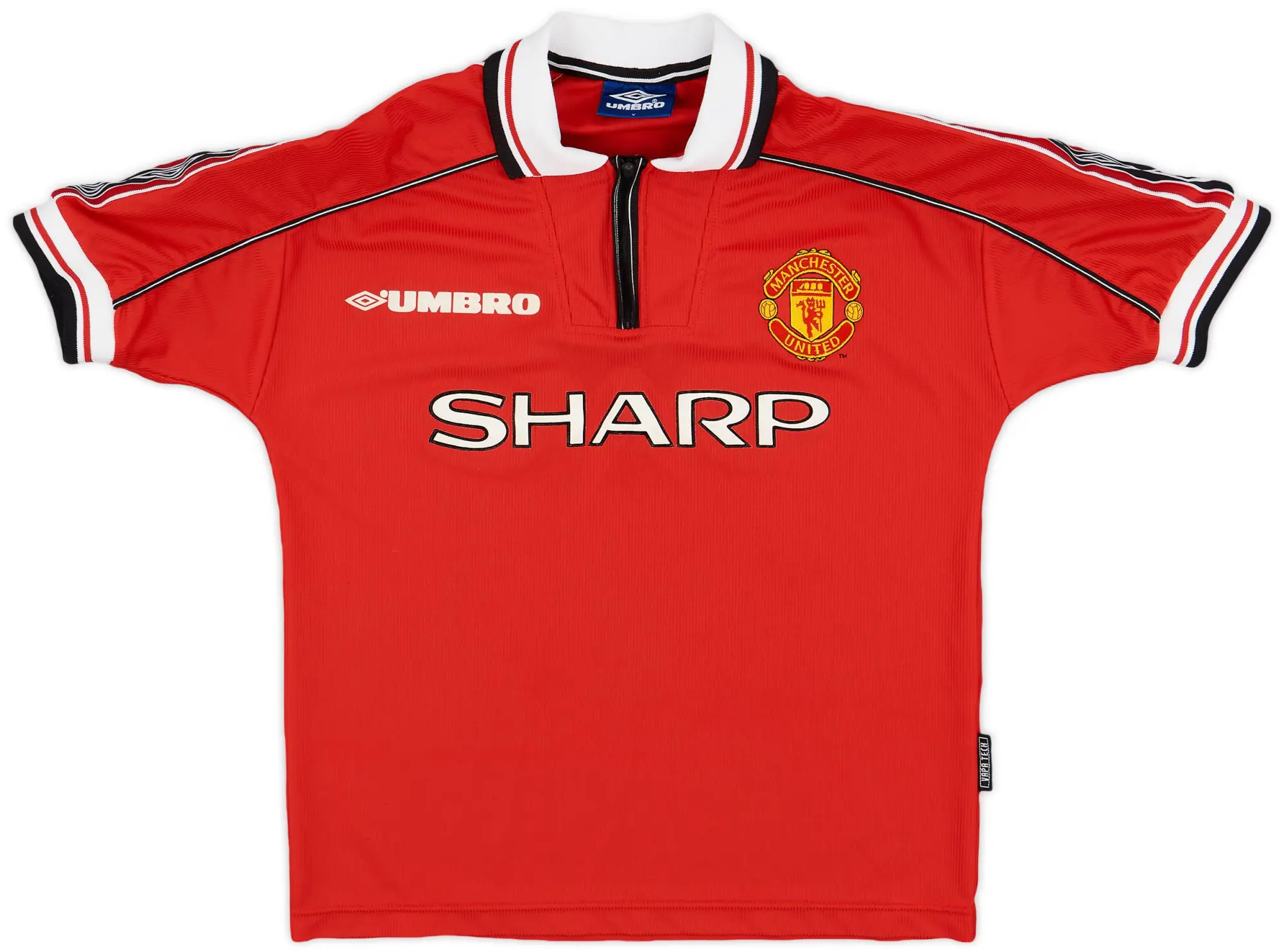 Umbro 1998-00 Manchester United Home Shirt - 8/10 - (XL.Boys)