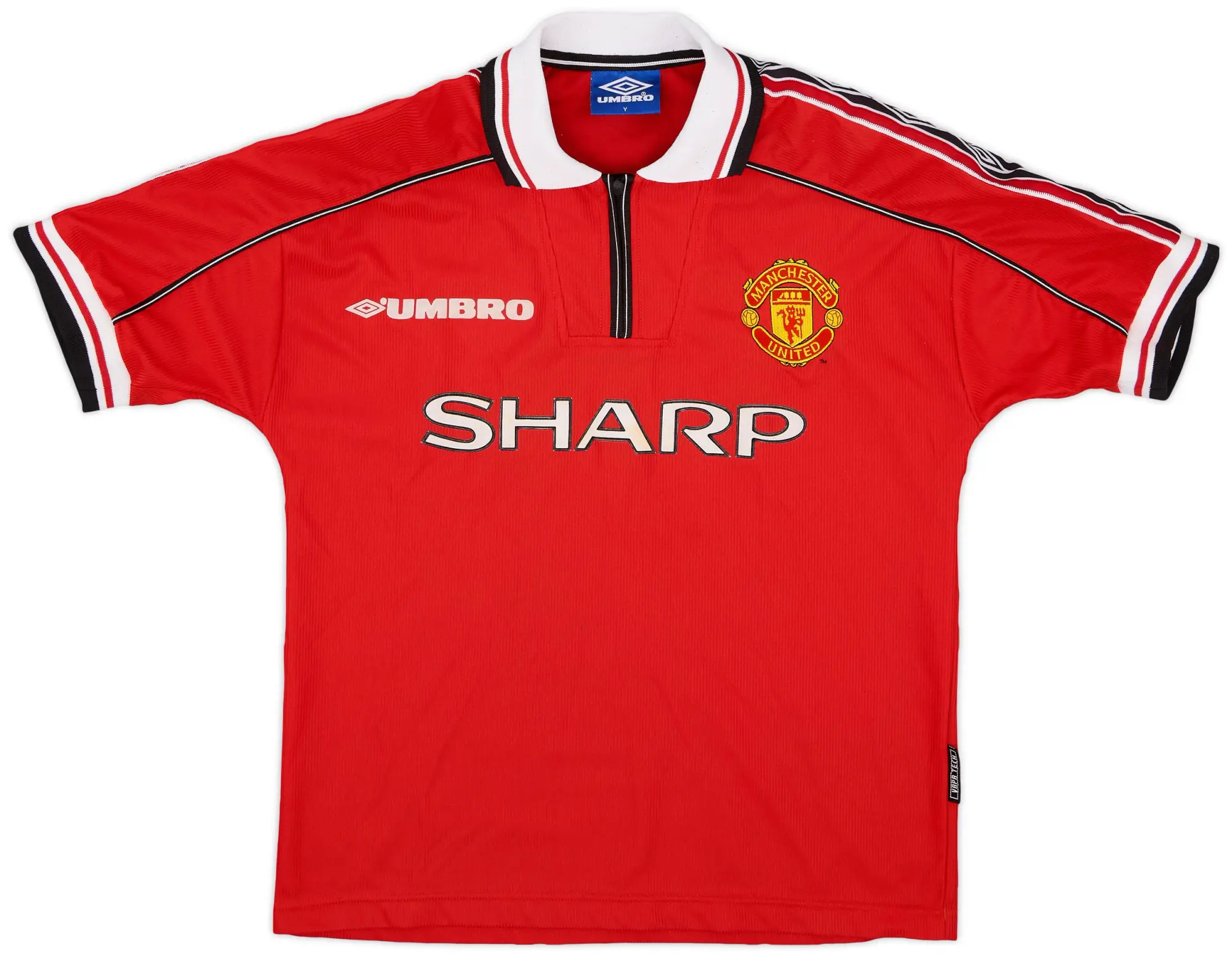 Umbro 1998-00 Manchester United Home Shirt - 8/10 - (Y)