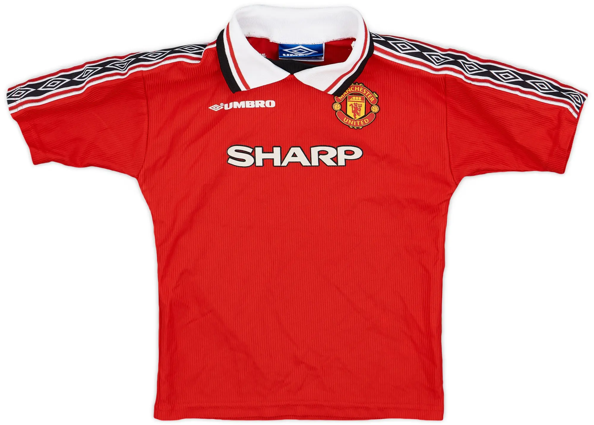 Umbro 1998-00 Manchester United Home Shirt - 9/10 - (4-5 Years)