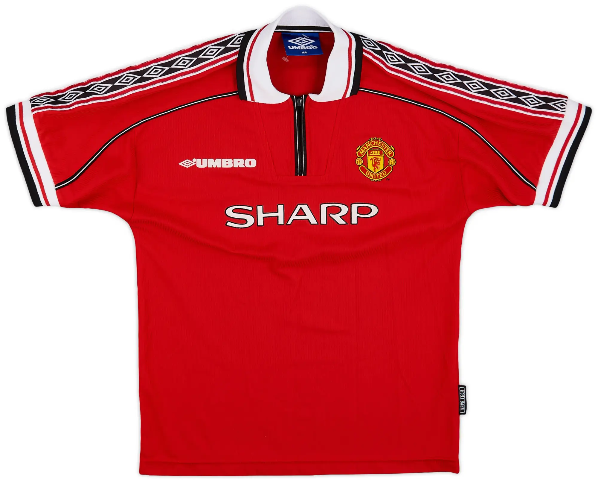 Umbro 1998-00 Manchester United Home Shirt - 8/10 - (L.Boys)