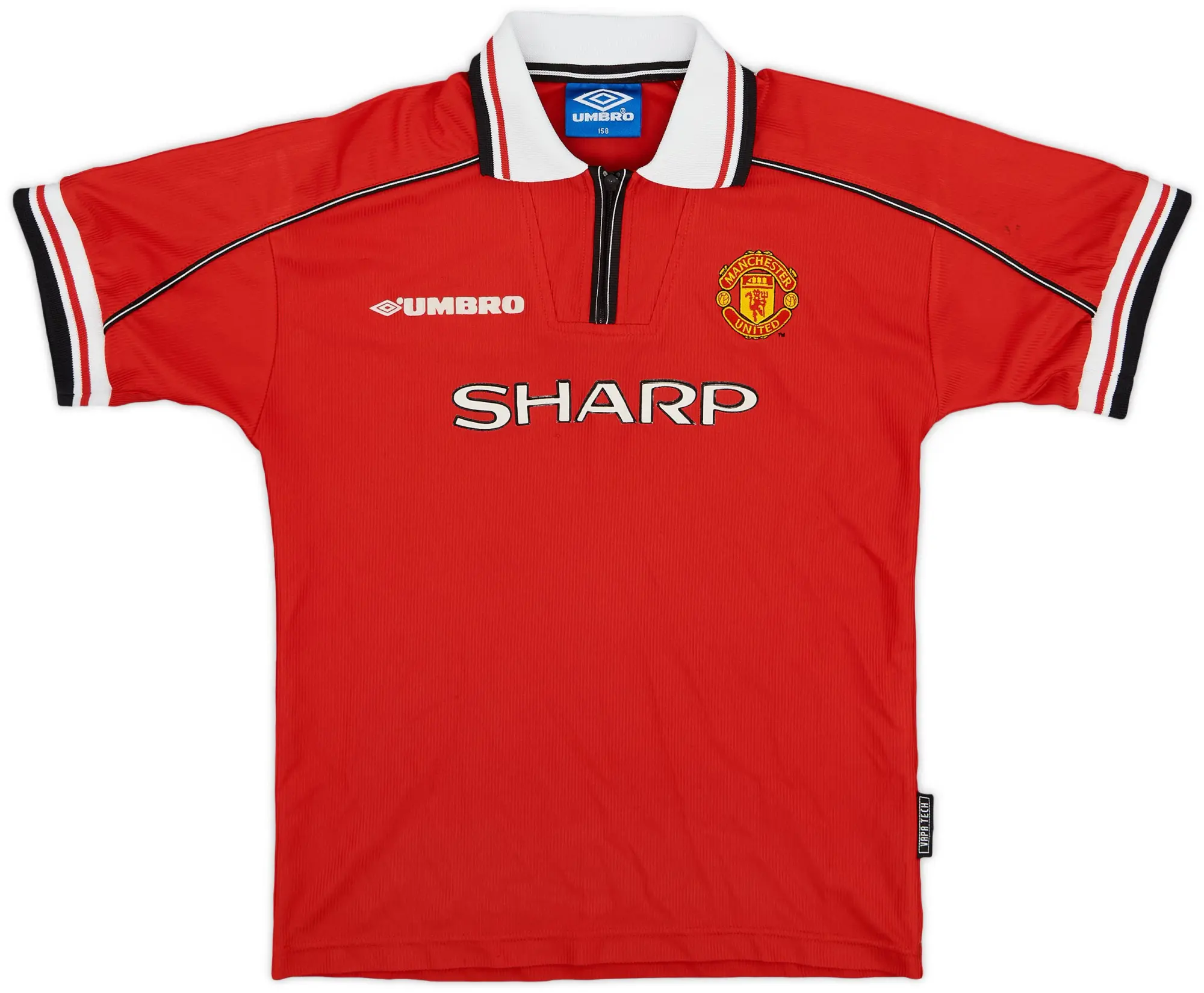 Umbro 1998-00 Manchester United Home Shirt - 7/10 - (L.Boys)