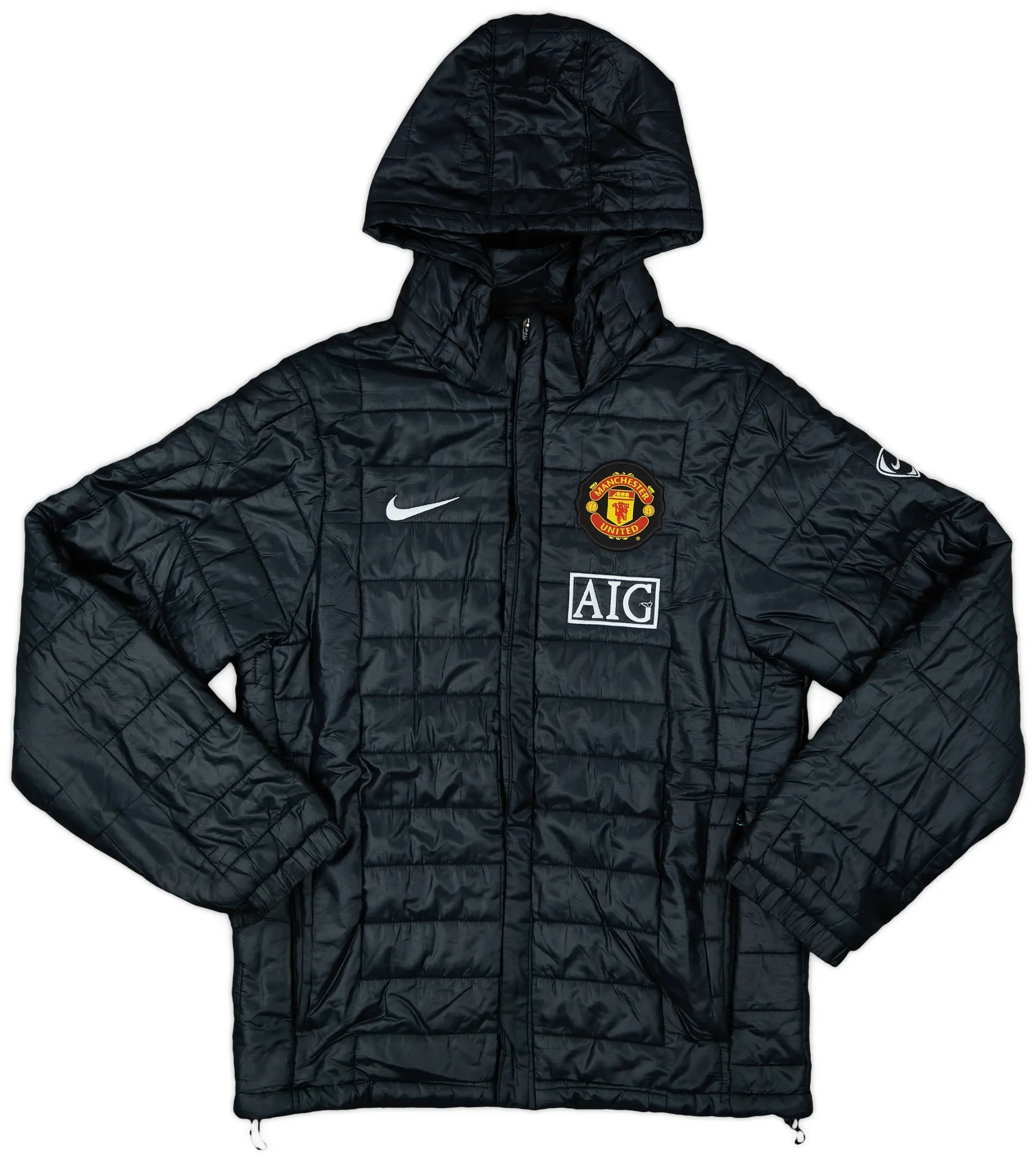 2006-07 Manchester United Nike Padded Bench Coat - 8/10 - (S)
