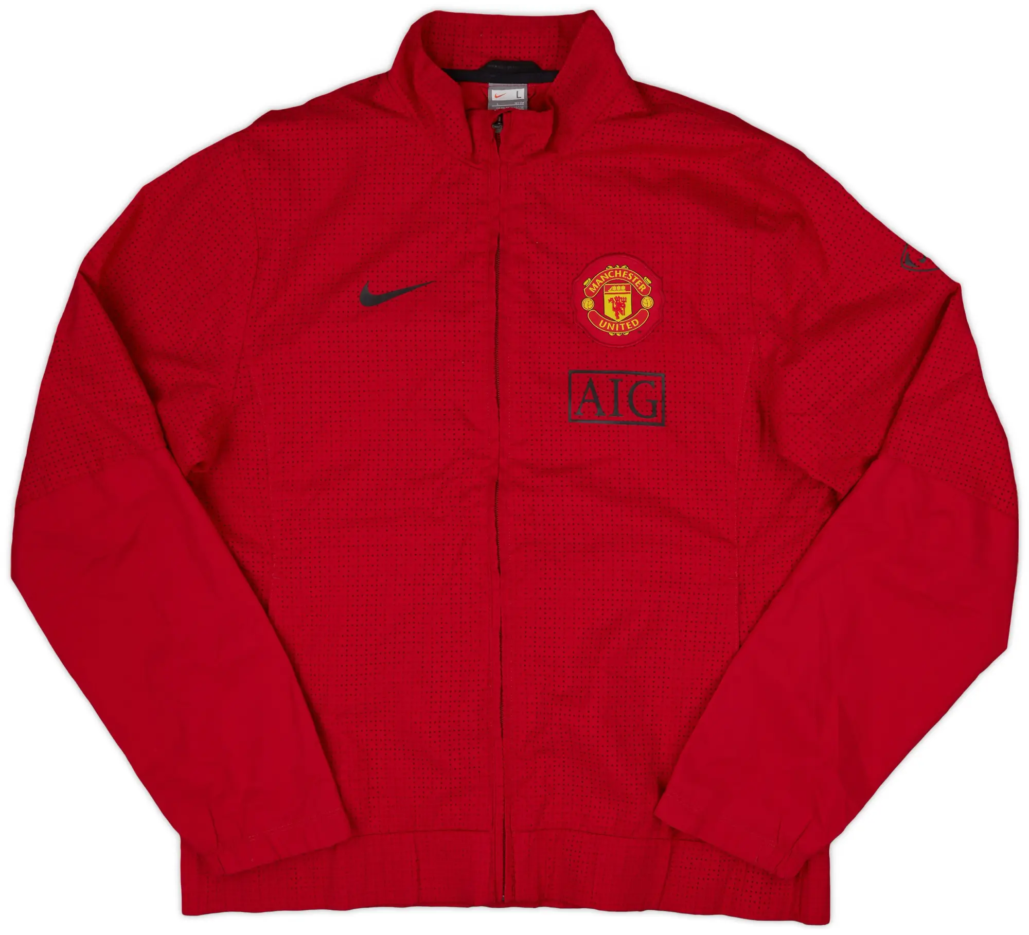 2009-10 Manchester United Nike Track Jacket - 8/10 - (L)