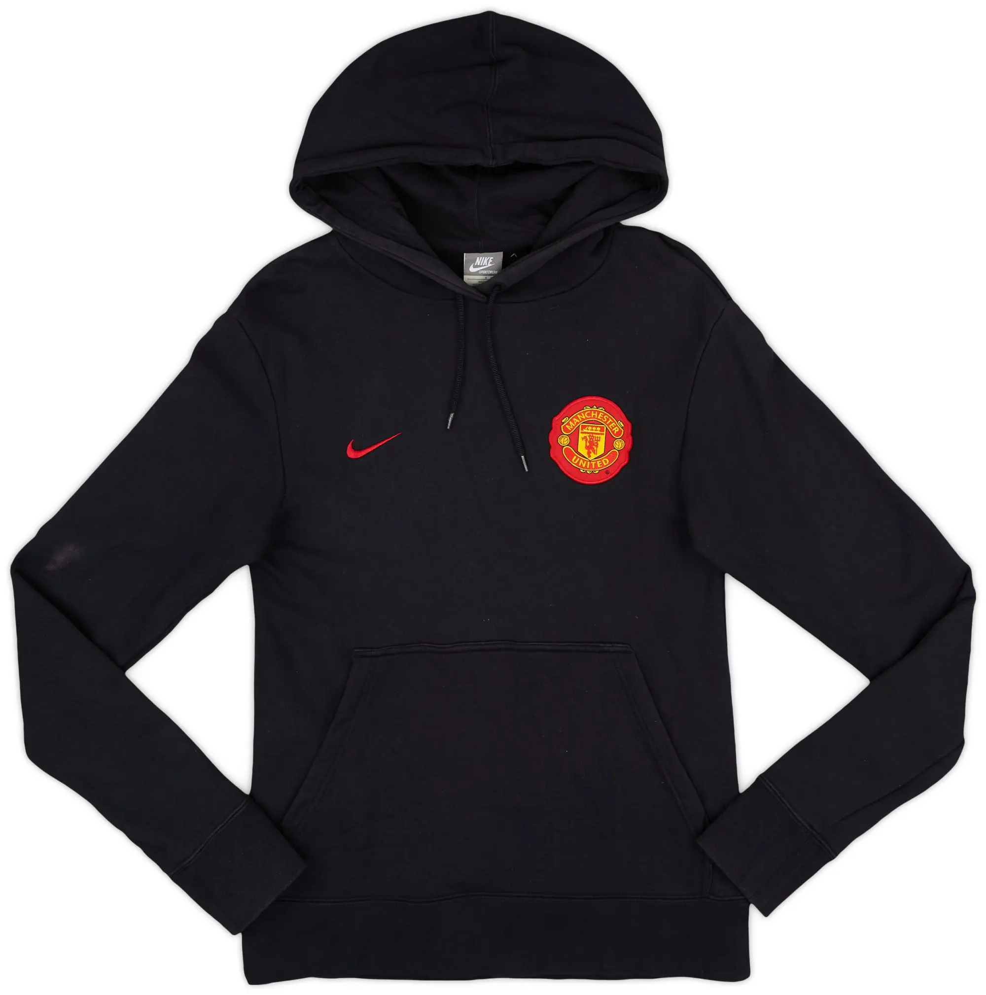 2009-10 Manchester United Nike Hooded Sweat Top - 5/10 - (S)