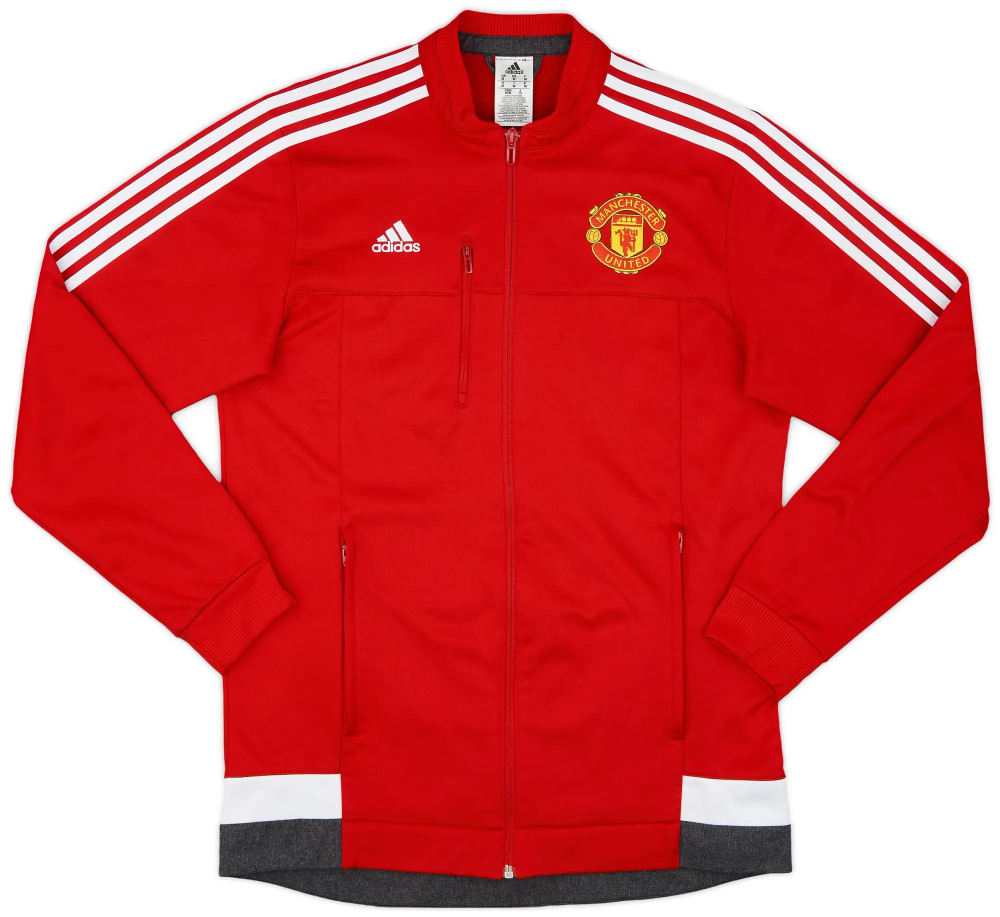 2015-16 Manchester United adidas Track Jacket - 8/10 - (M)