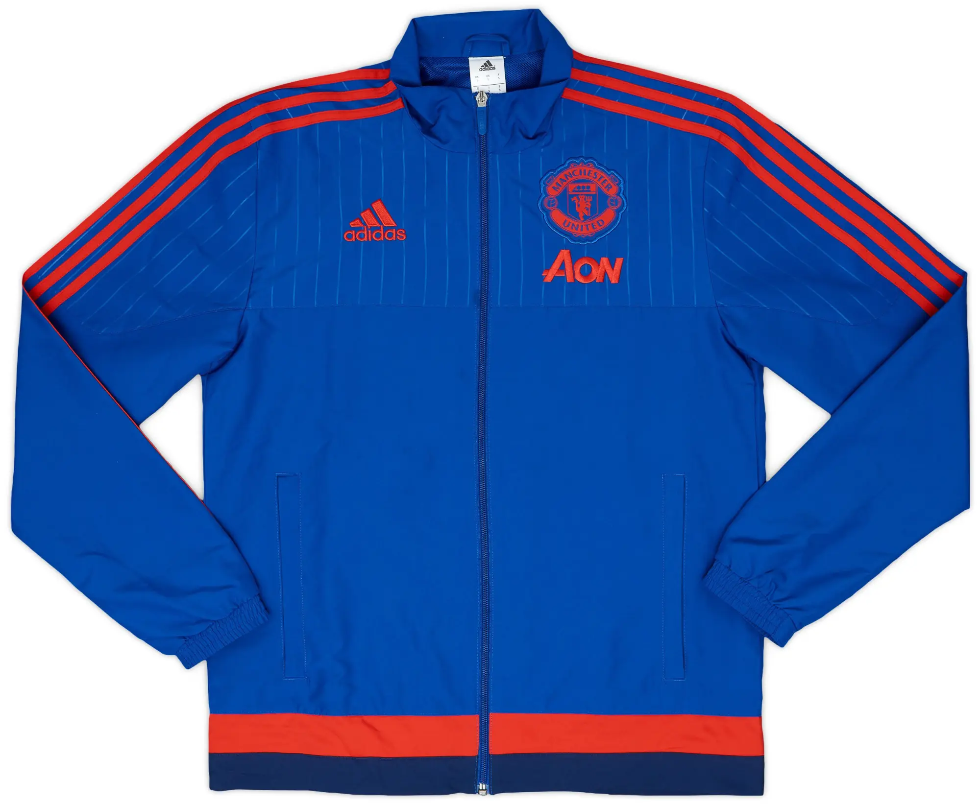 2015-16 Manchester United adidas Track Jacket - 8/10 - (S)