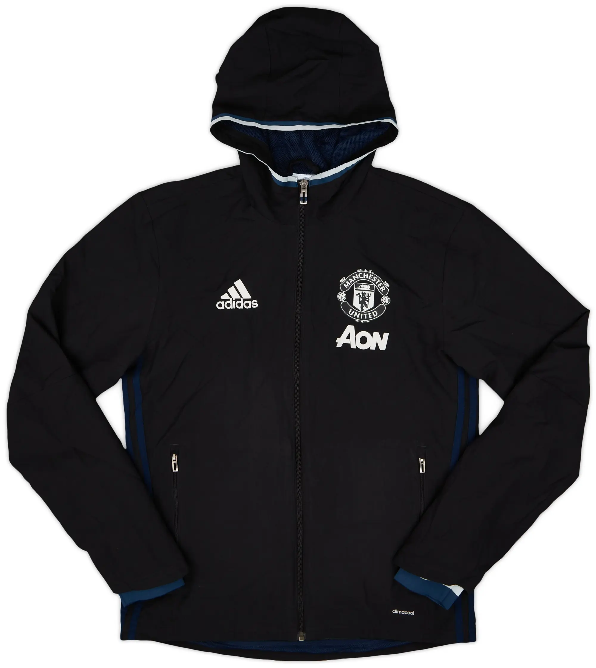 2016-17 Manchester United adidas Rain Jacket - 8/10 - (S)