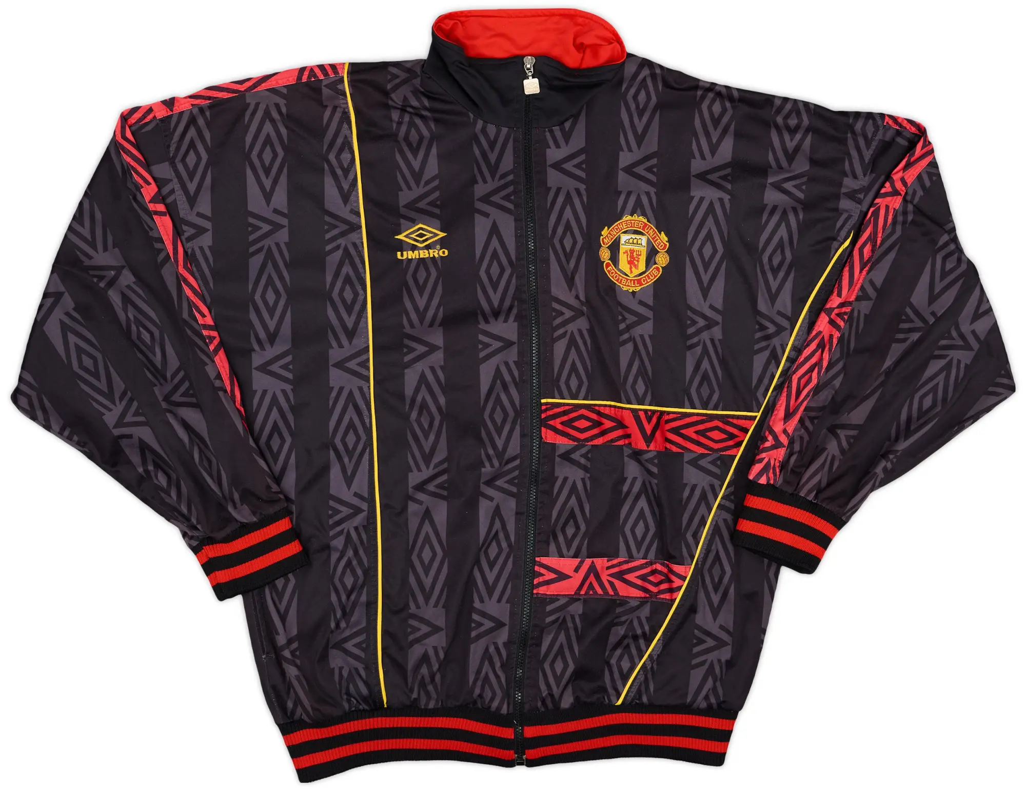 1992-93 Manchester United Umbro Track Jacket - 7/10 - (XL)