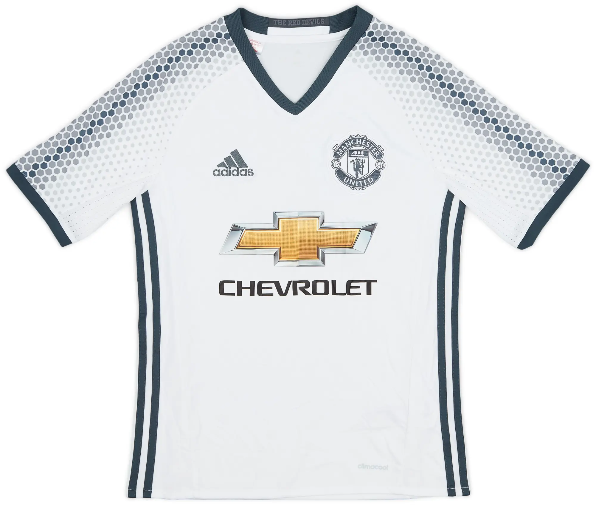 adidas 2016-17 Manchester United Third Shirt - 10/10 - (L.Boys)