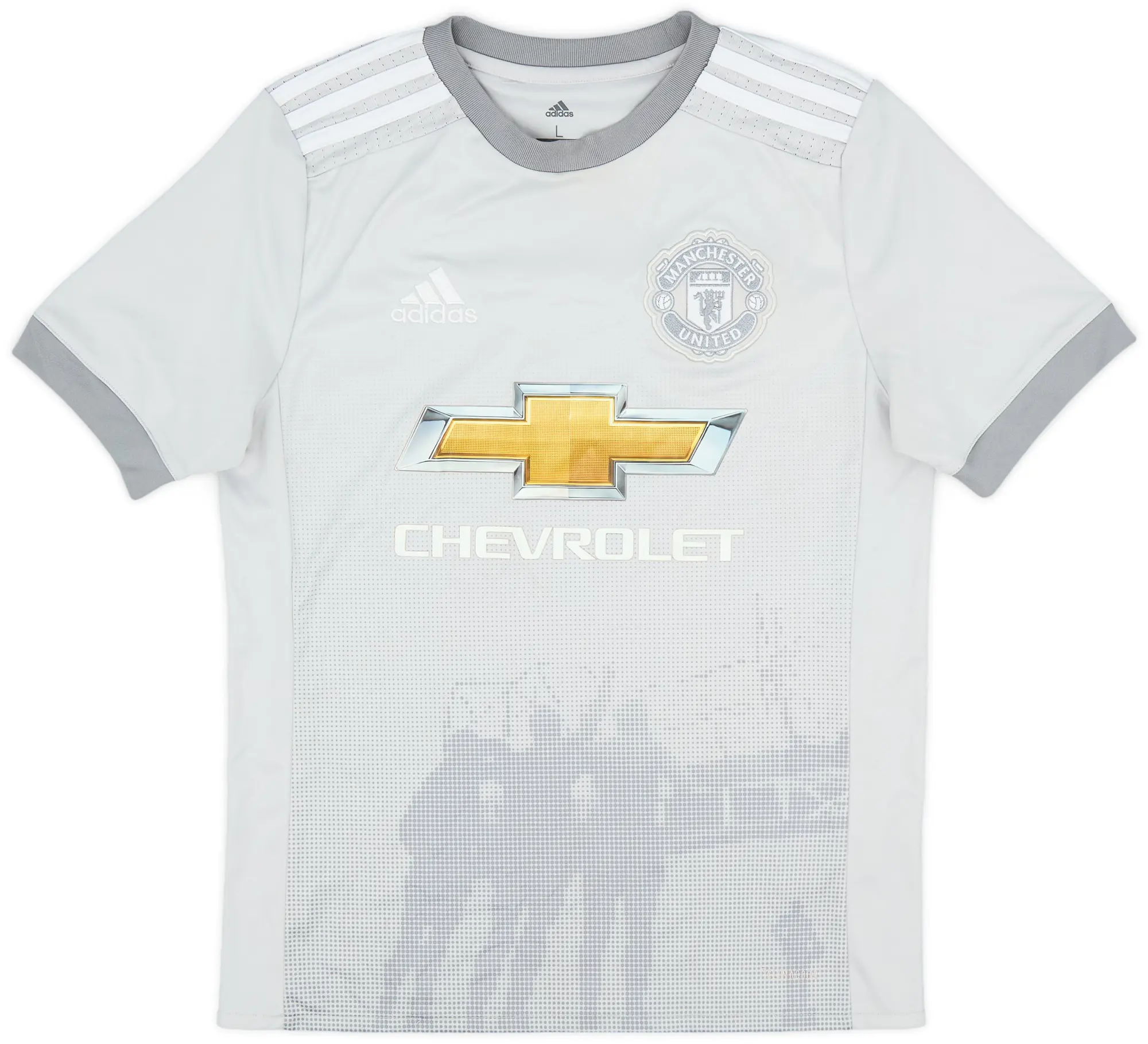 adidas 2017-18 Manchester United Third Shirt - 8/10 - (L.Boys)