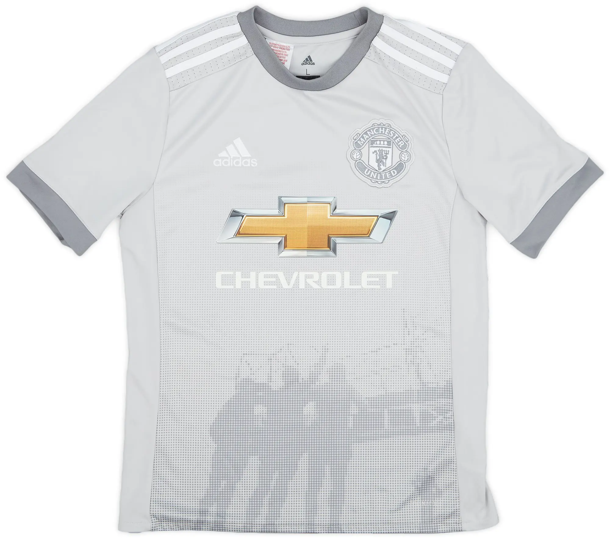 adidas 2017-18 Manchester United Third Shirt - 8/10 - (L.Boys)