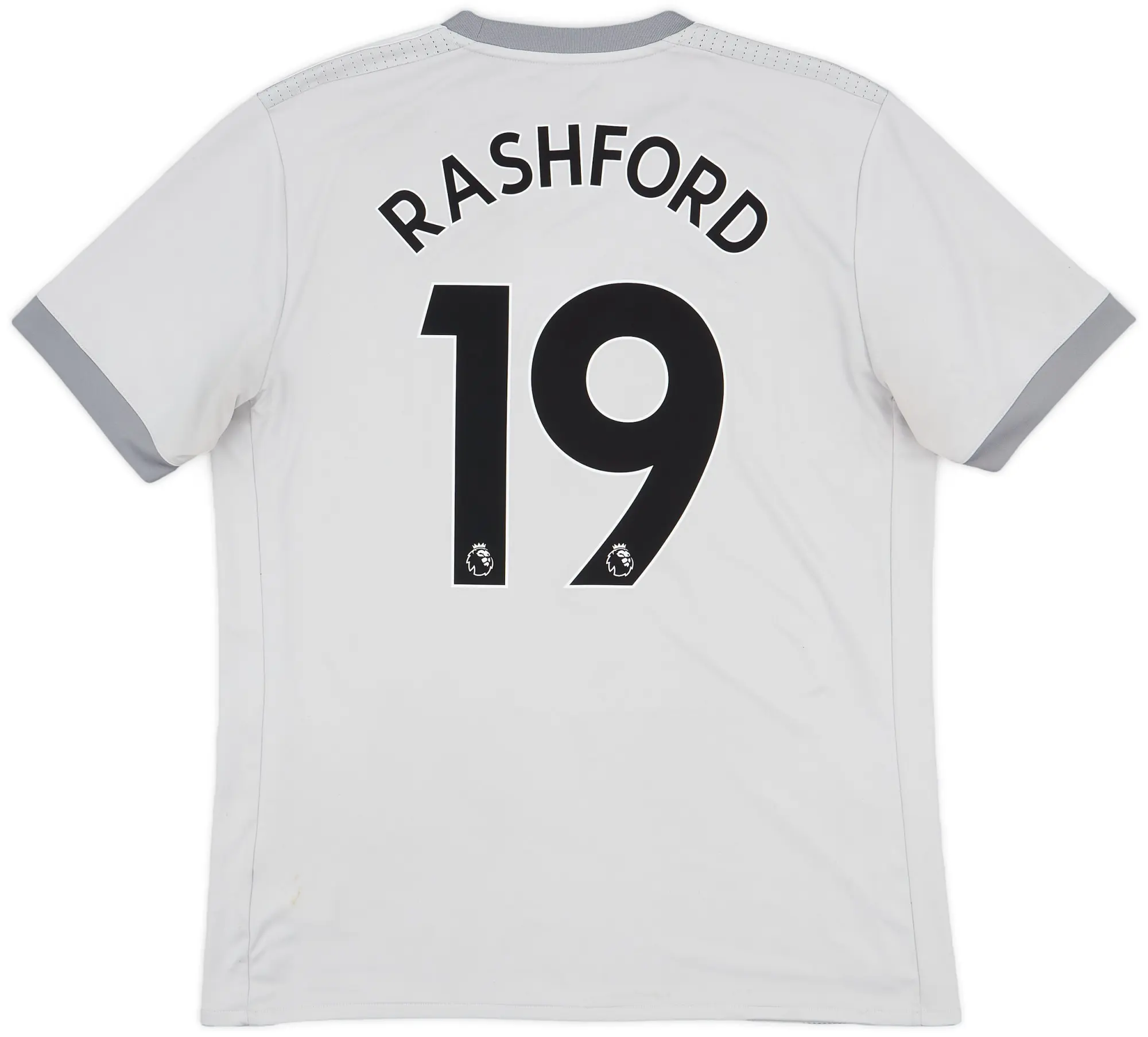 adidas 2017-18 Manchester United Third Shirt Rashford #19 - 5/10 - (L)