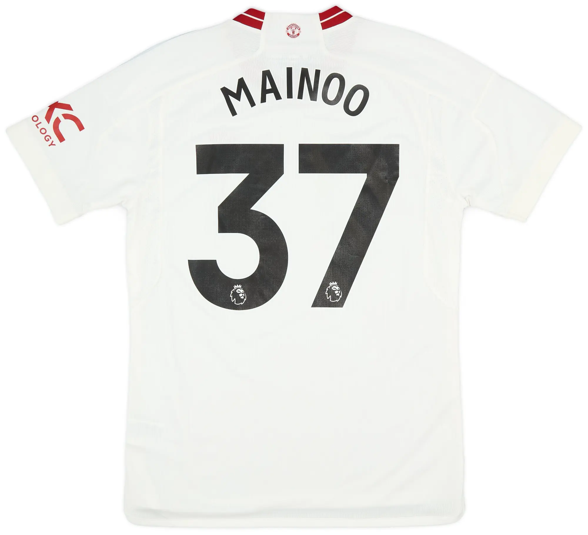 adidas 2023-24 Manchester United Third Shirt Mainoo #37 (M)