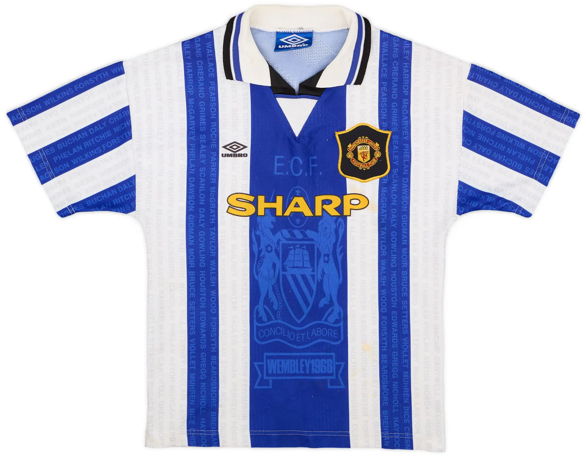 Umbro 1994-96 Manchester United Third Shirt - 9/10 - (L.Boys)