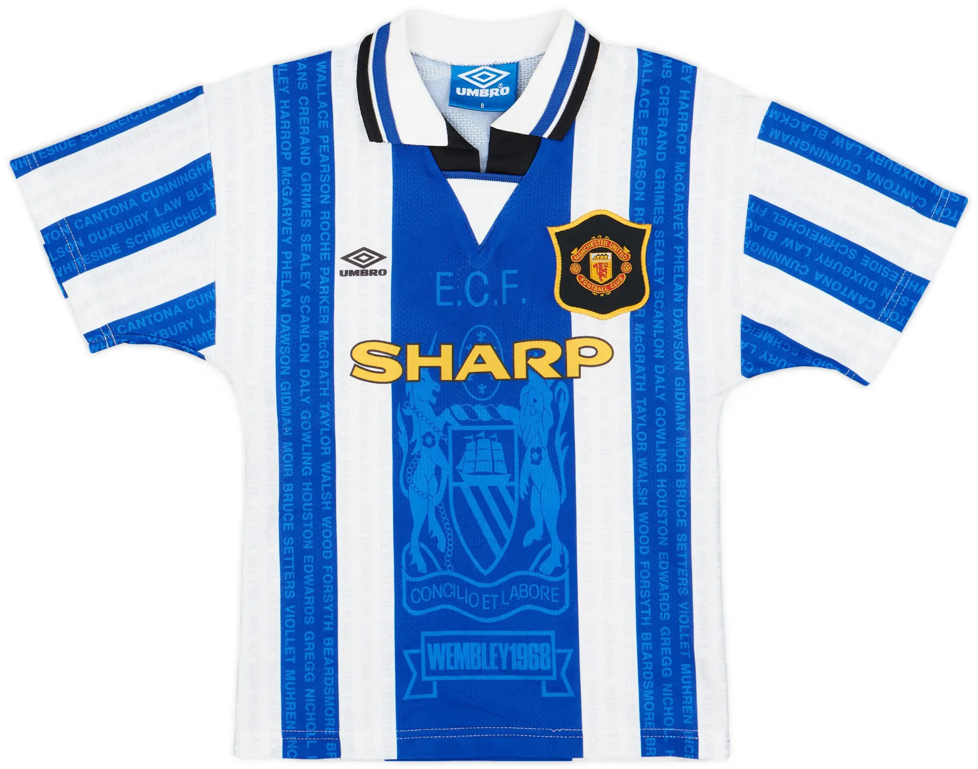 Umbro 1994-96 Manchester United Third Shirt - 8/10 - (M.Boys)