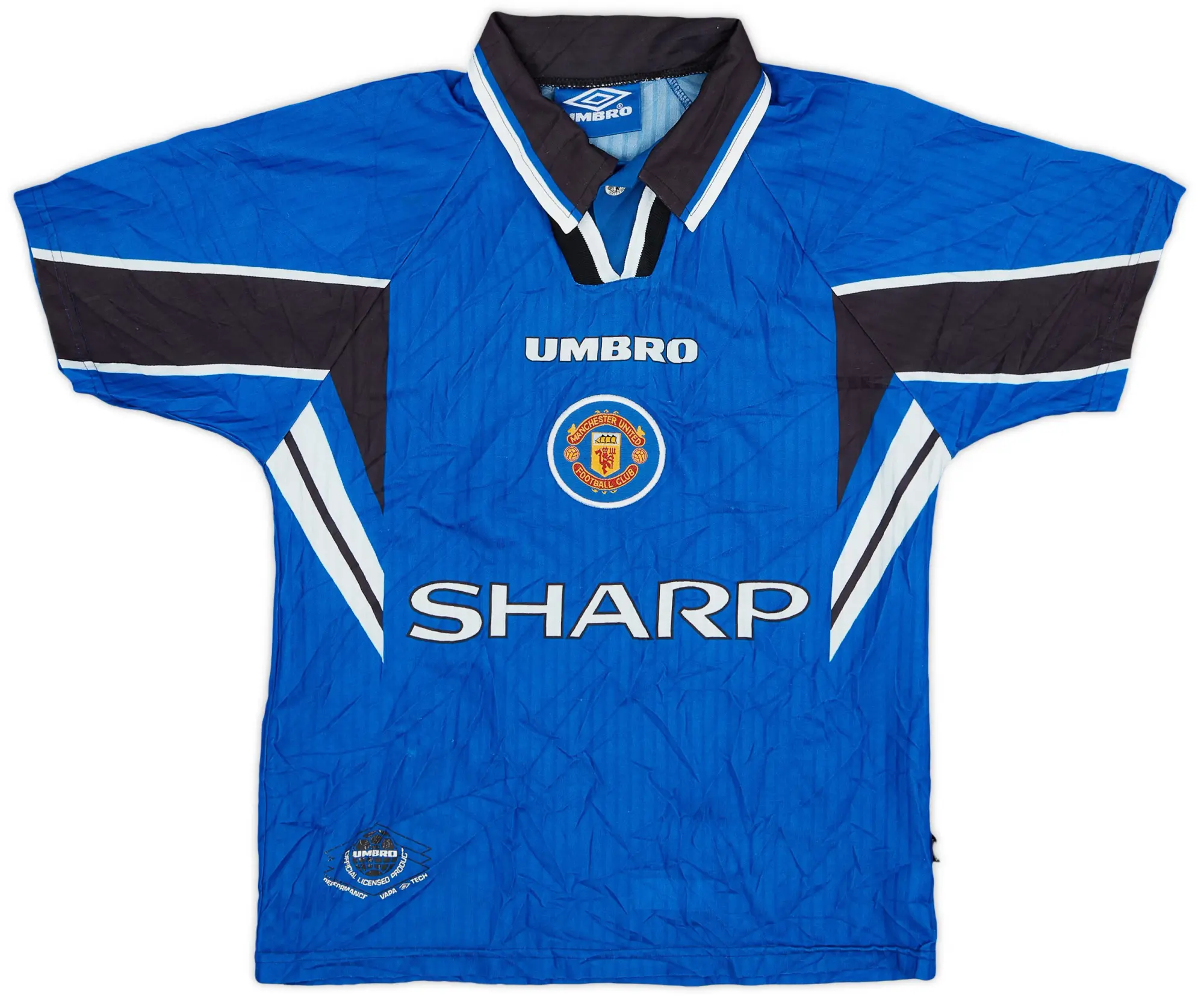 Umbro 1996-98 Manchester United Third Shirt - 9/10 - (L.Boys)
