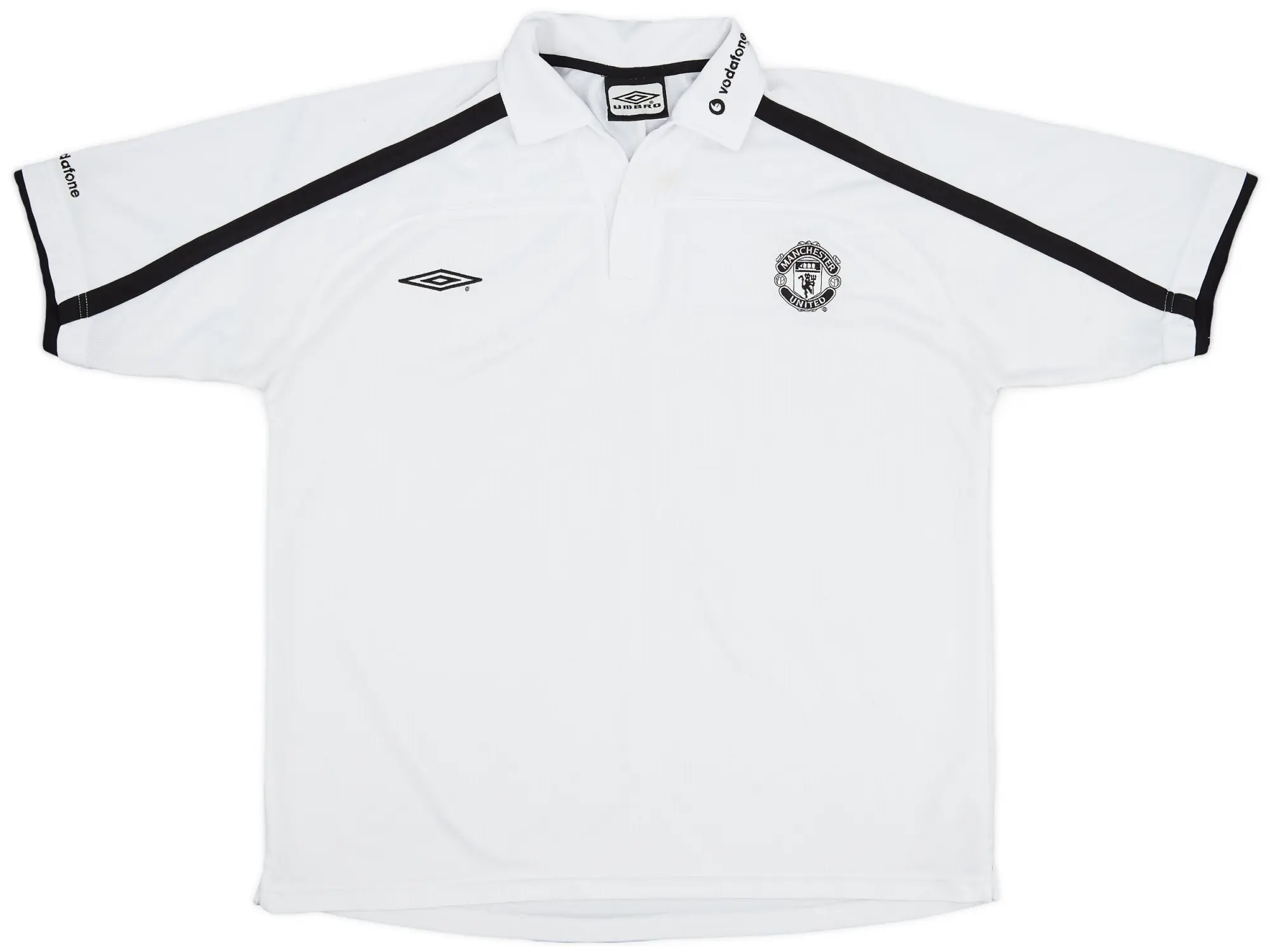 2001-02 Manchester United Umbro Polo Shirt - 8/10 - (XL)